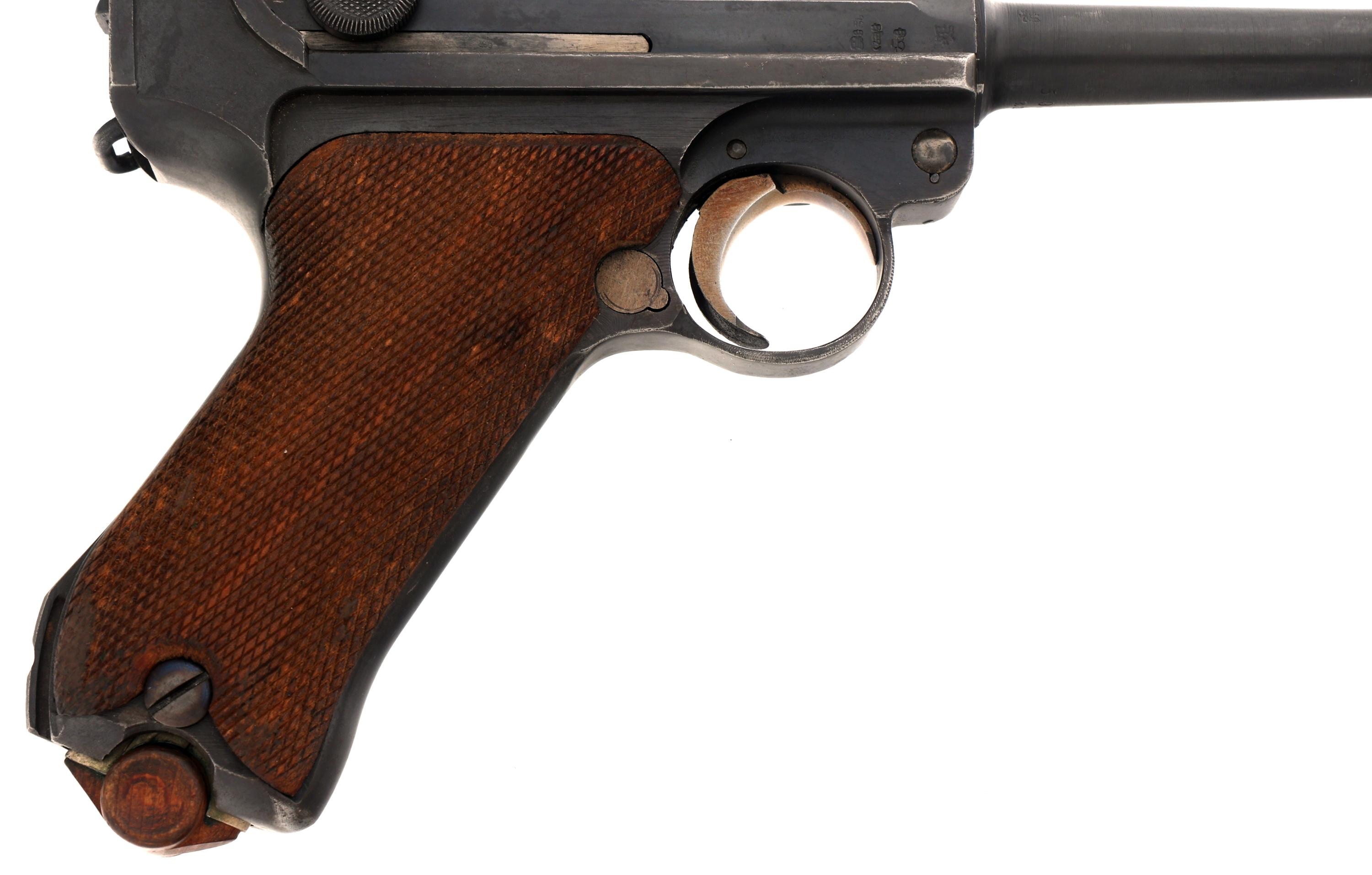 1918 GERMAN ERFURT MODEL P08 9x19mm LUGER PISTOL