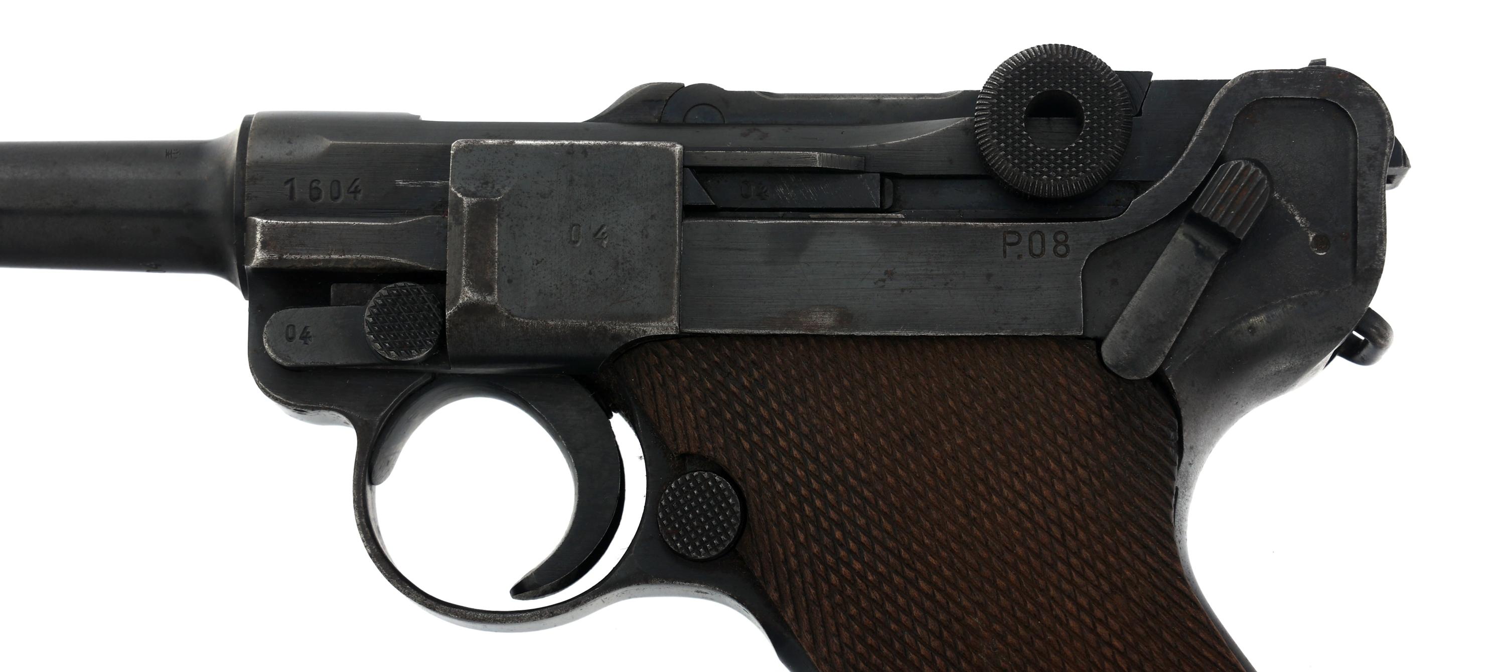 WWII GERMAN byf CODE MAUSER MODEL P08 LUGER PISTOL