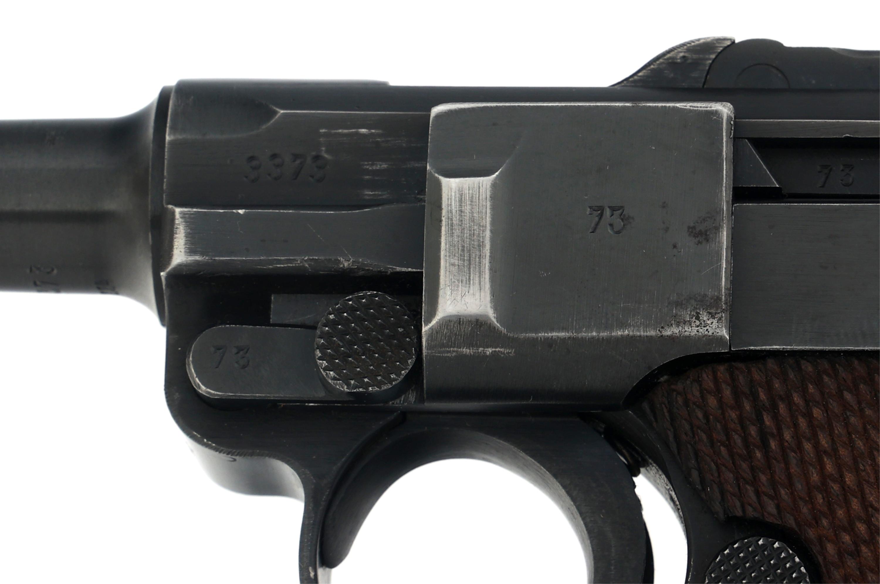 1941 GERMAN byf CODE MAUSER P08 9mm LUGER PISTOL