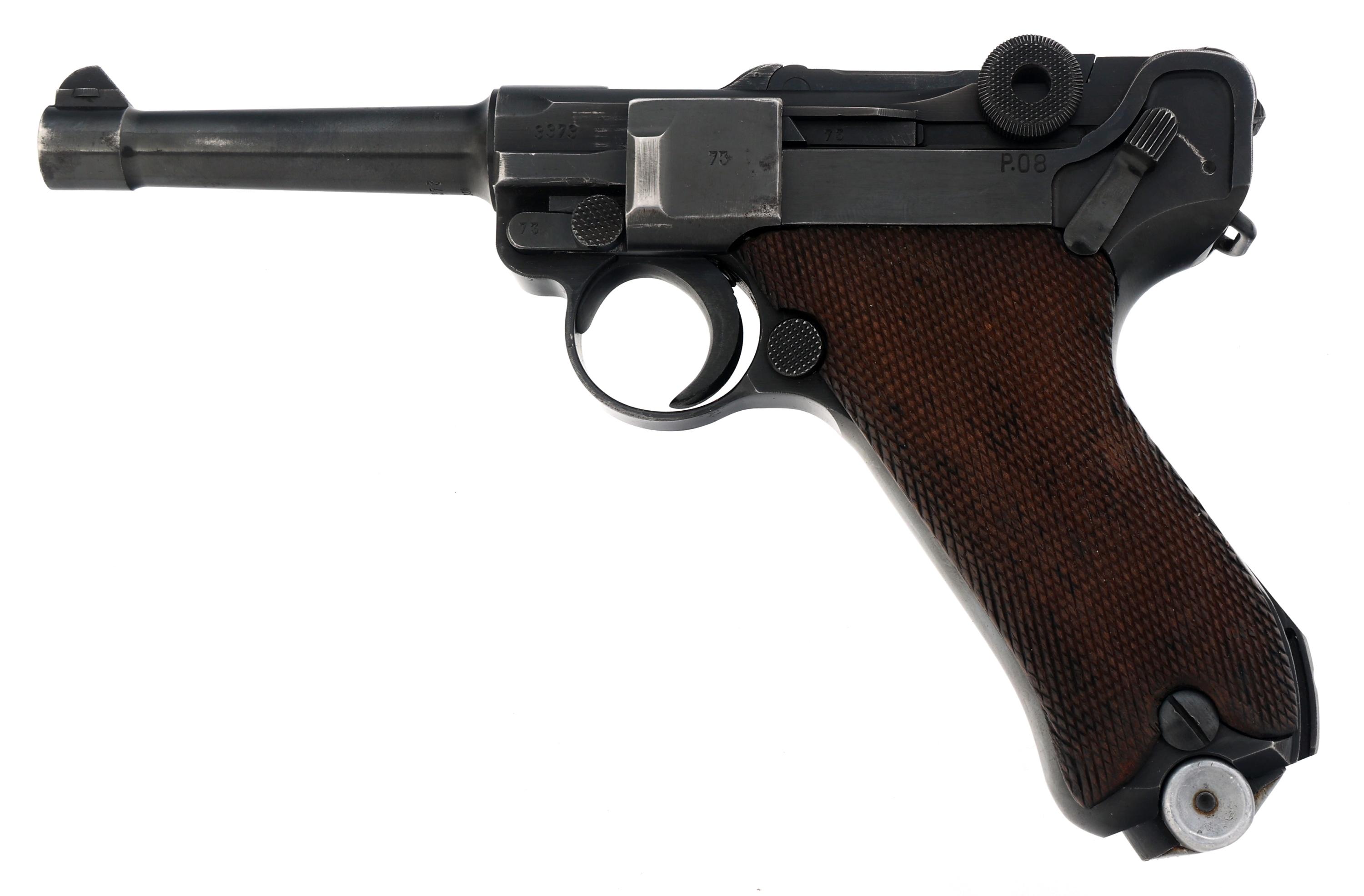 1941 GERMAN byf CODE MAUSER P08 9mm LUGER PISTOL