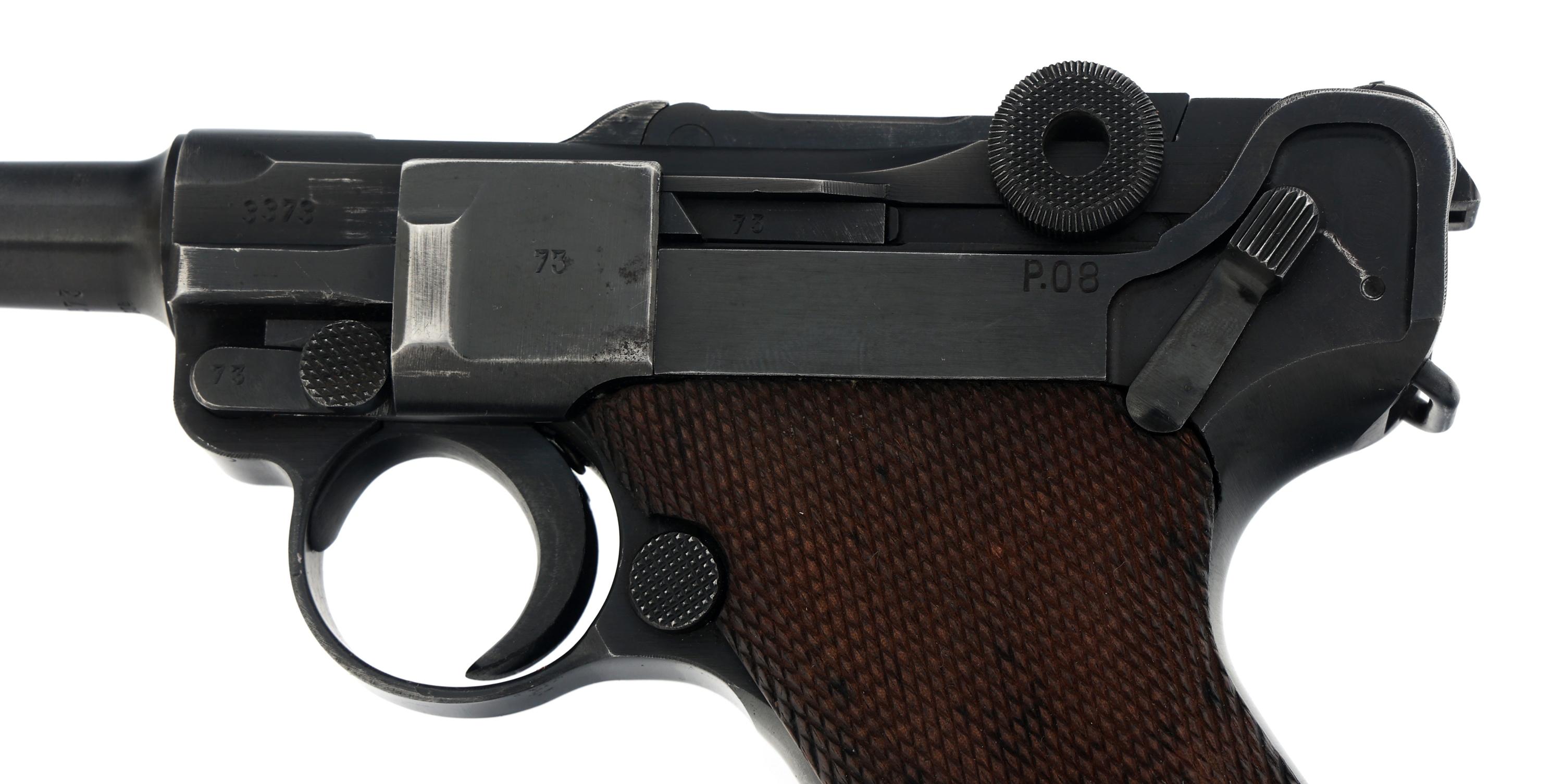 1941 GERMAN byf CODE MAUSER P08 9mm LUGER PISTOL