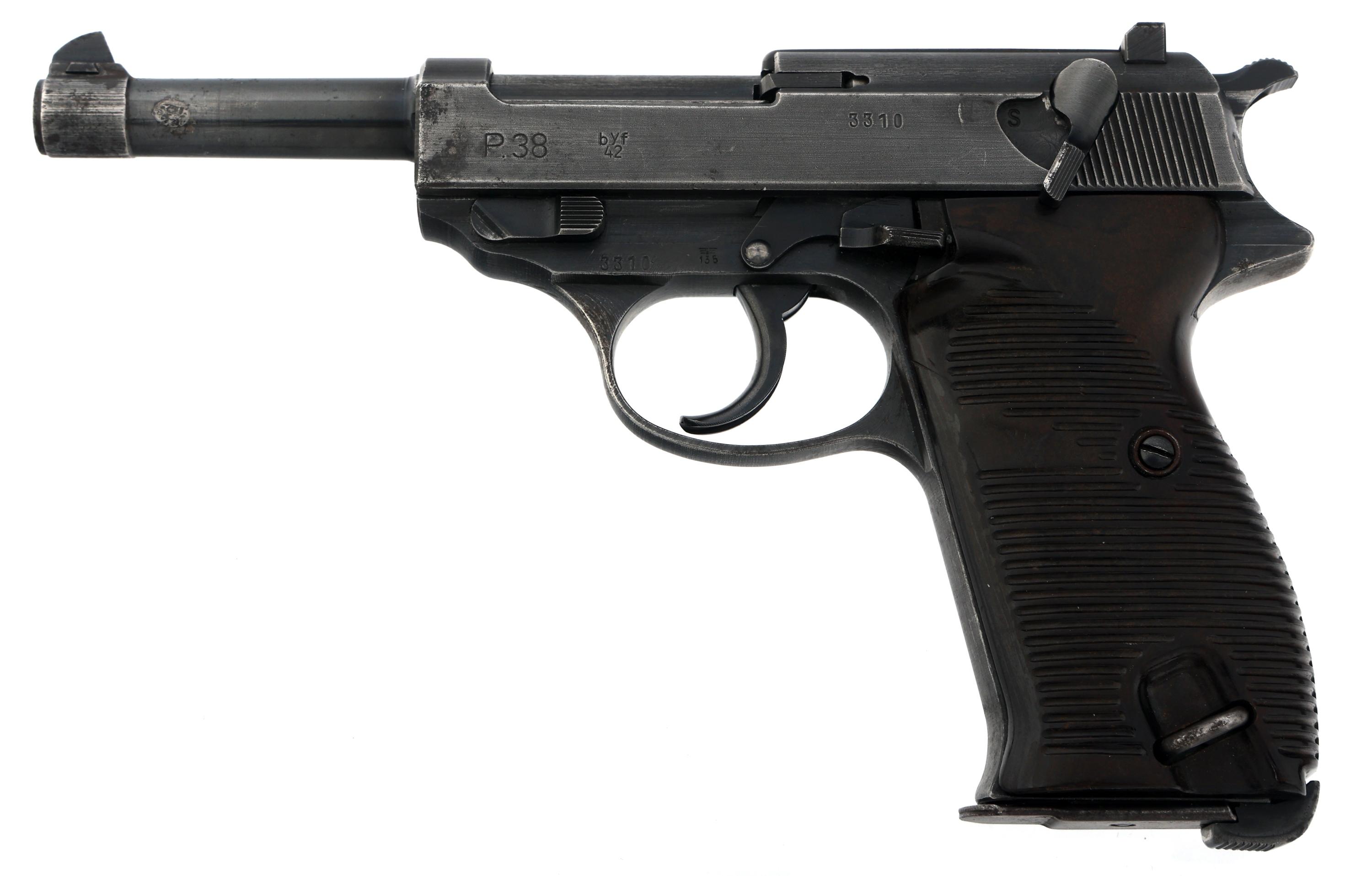 WWII GERMAN byf CODE MAUSER MODEL P38 9mm PISTOL