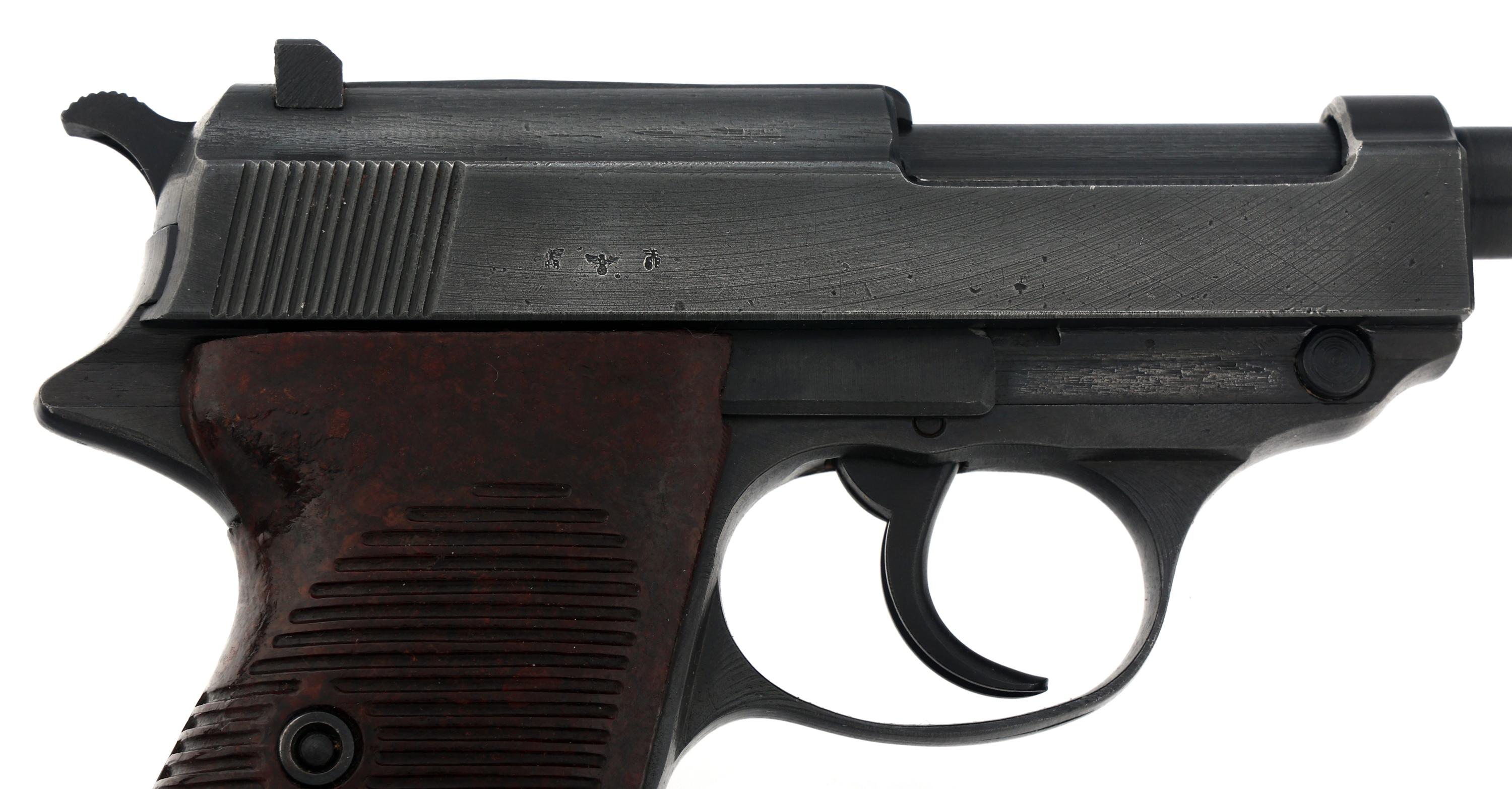 WWII GERMAN cyq CODE SPREEWERK MODEL P38 PISTOL