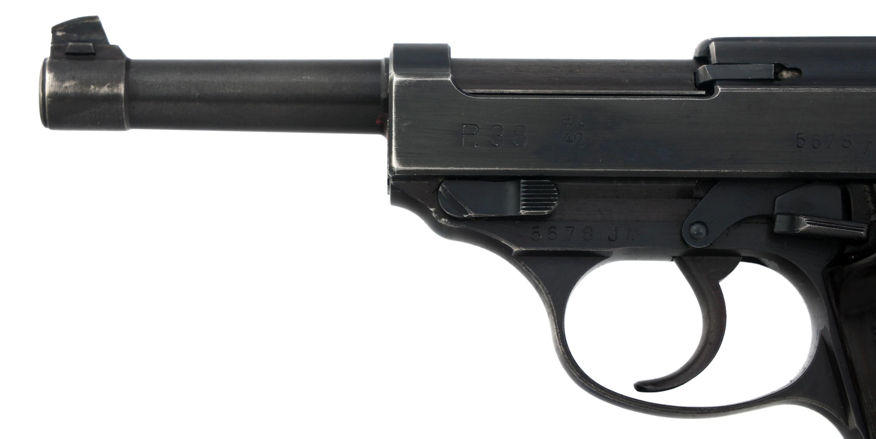 WWII GERMAN ac CODE WALTHER MODEL P38 9mm PISTOL