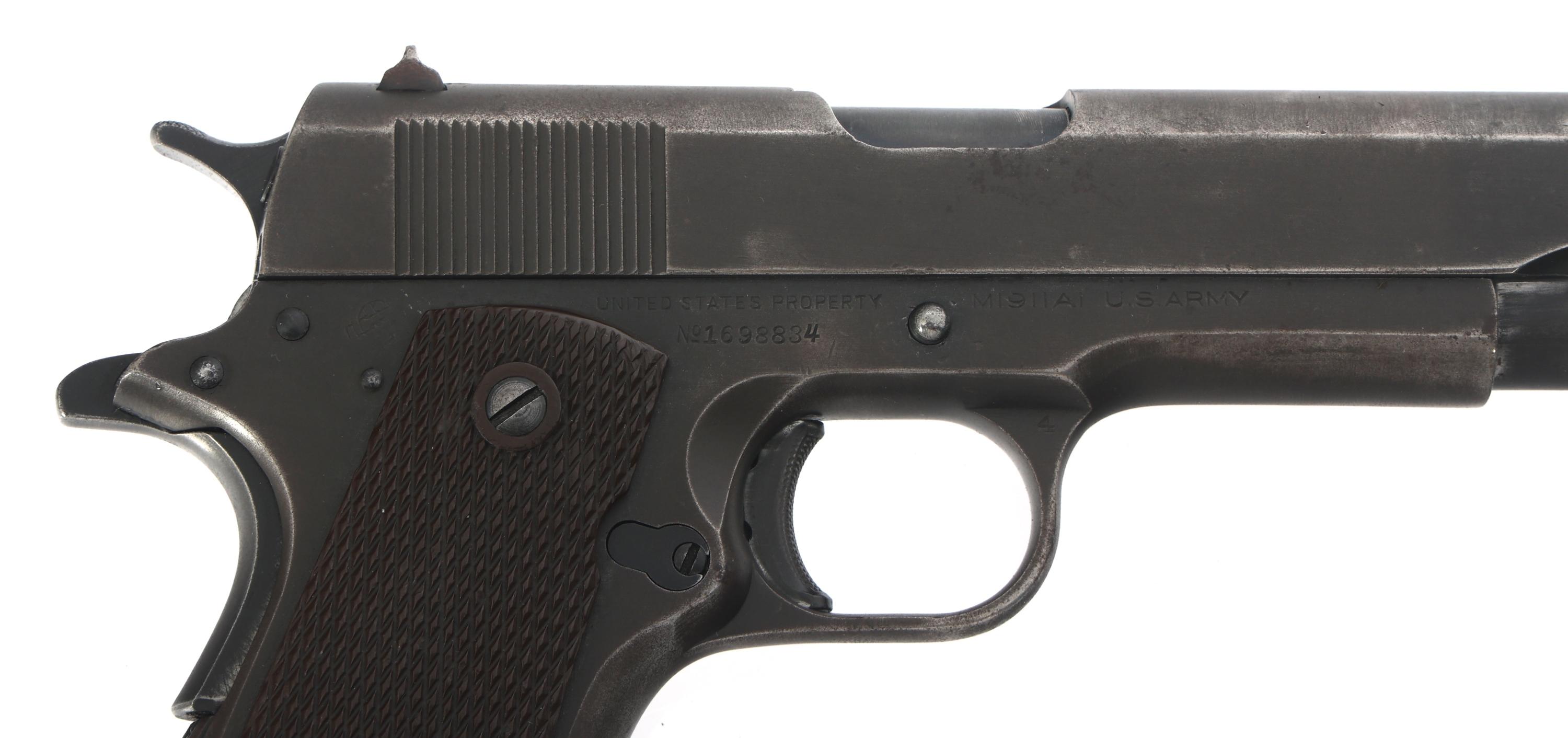 1944 WWII US COLT 1911 A1 .45 ACP CALIBER PISTOL