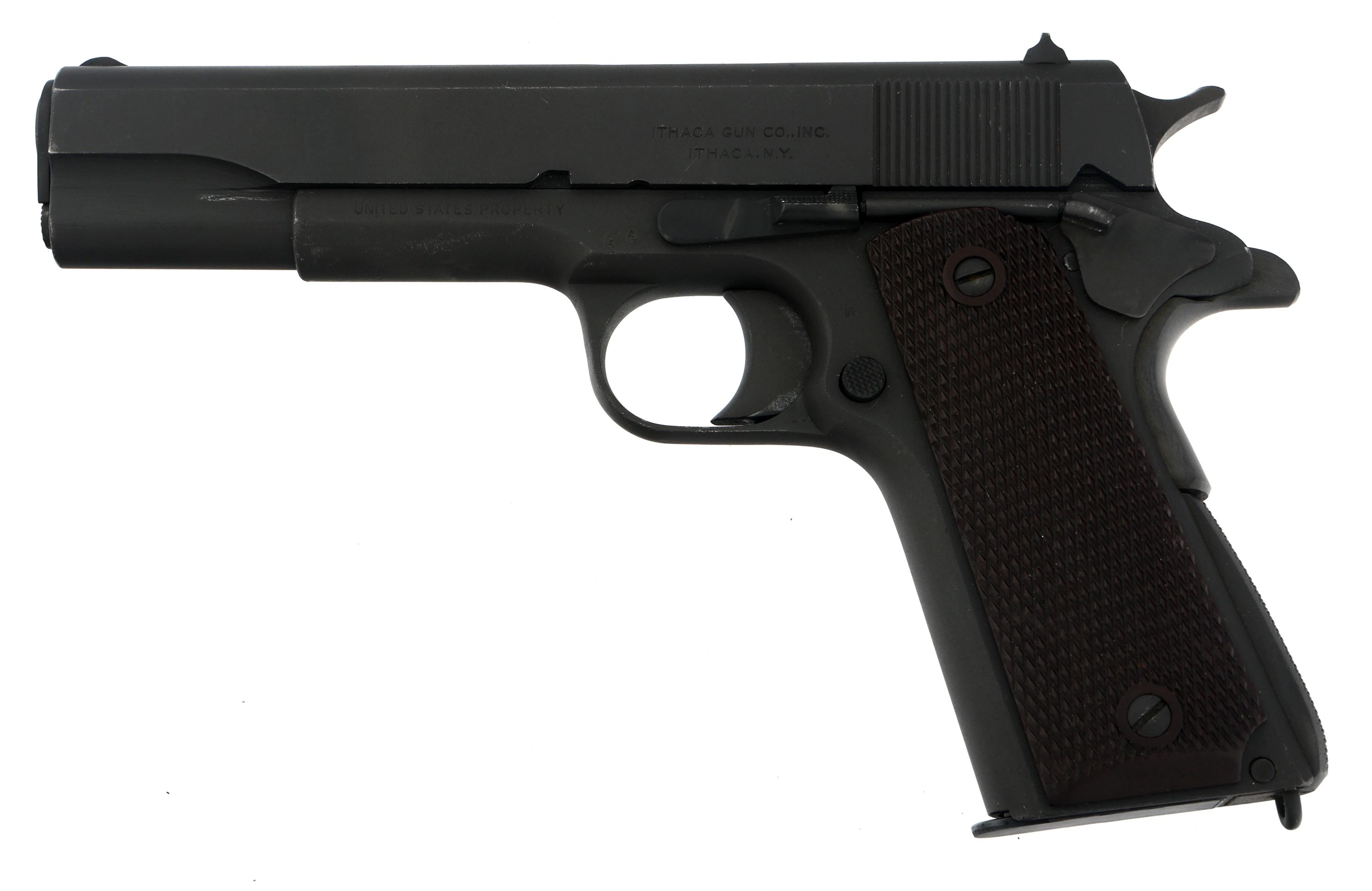 1918 US ITHACA MODEL 1911A1 .45 ACP CALIBER PISTOL