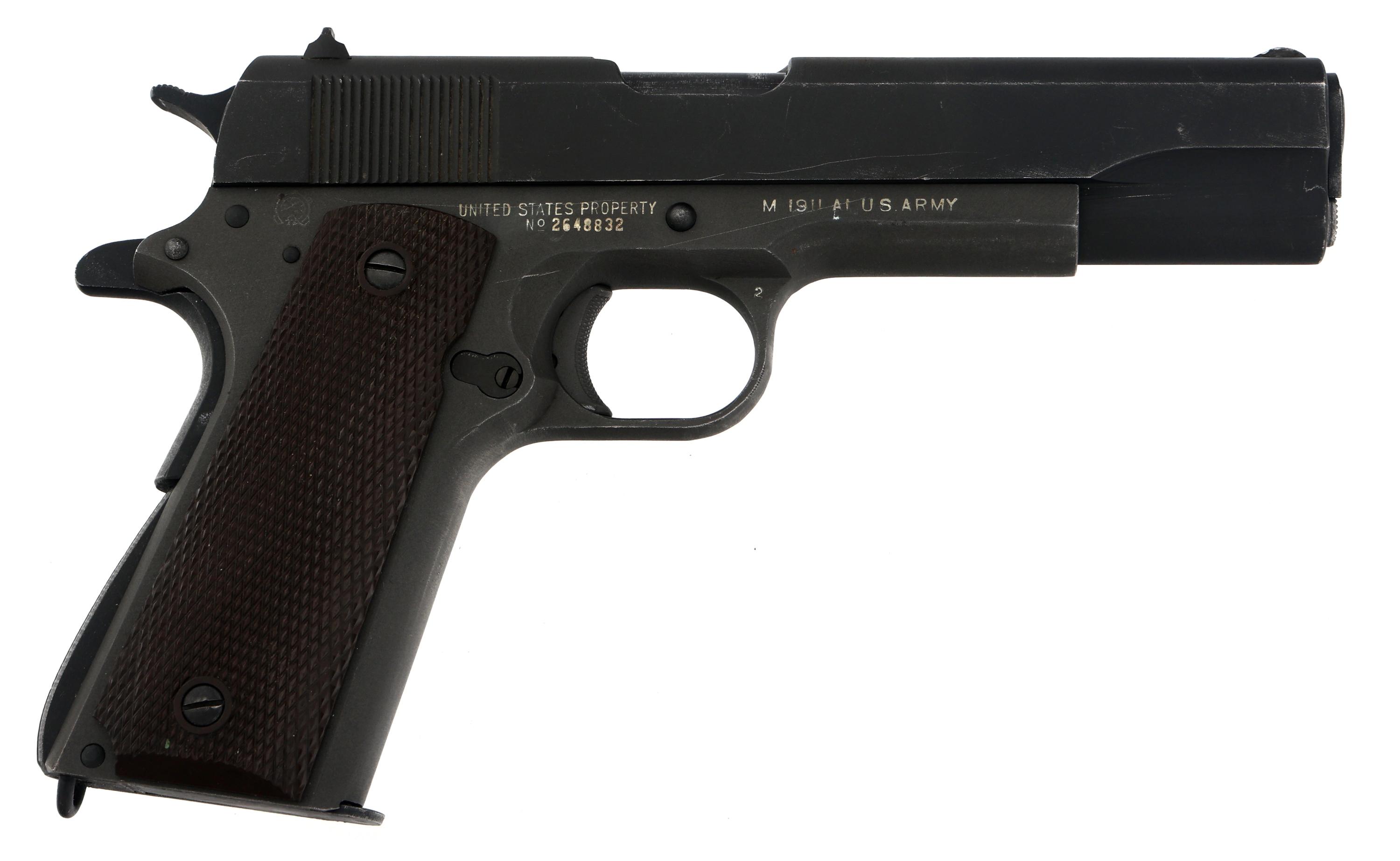 1945 US ITHACA MODEL 1911A1 .45 CALIBER PISTOL