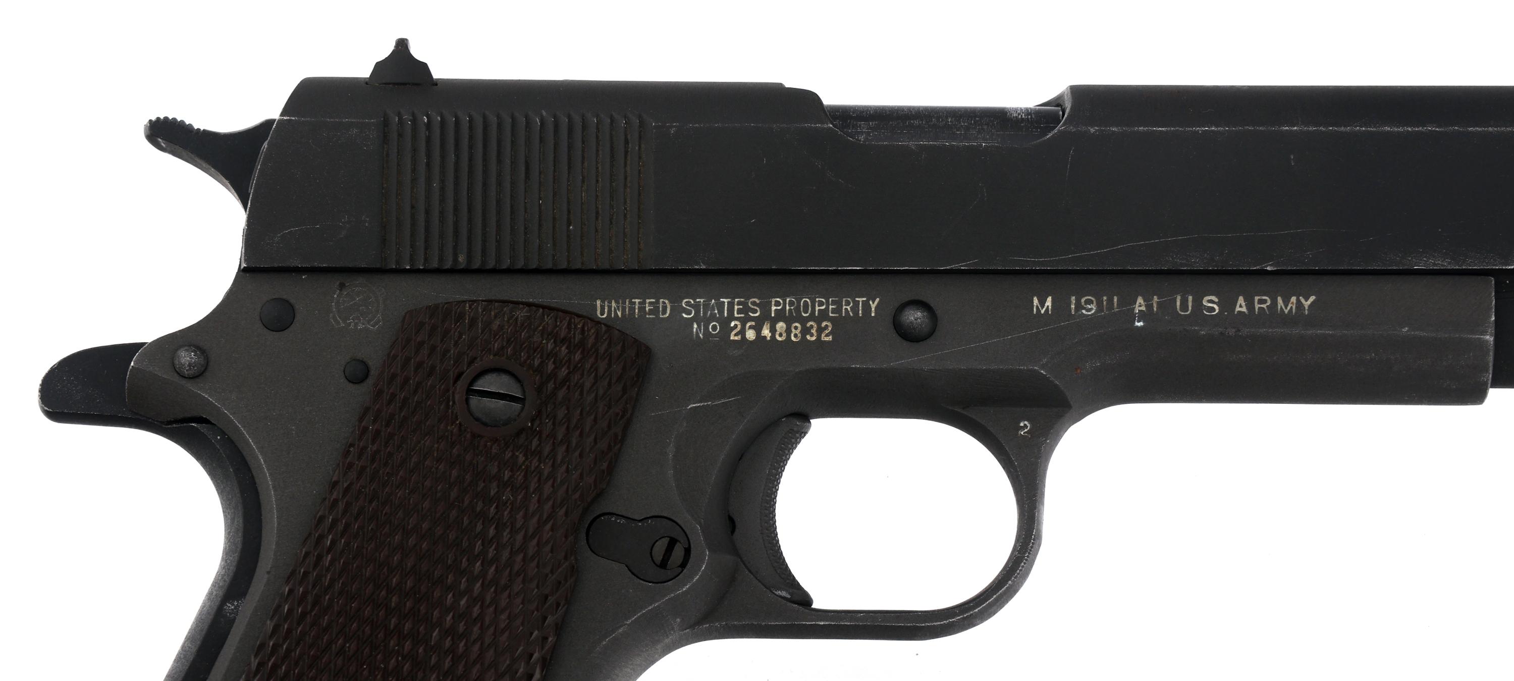 1945 US ITHACA MODEL 1911A1 .45 CALIBER PISTOL