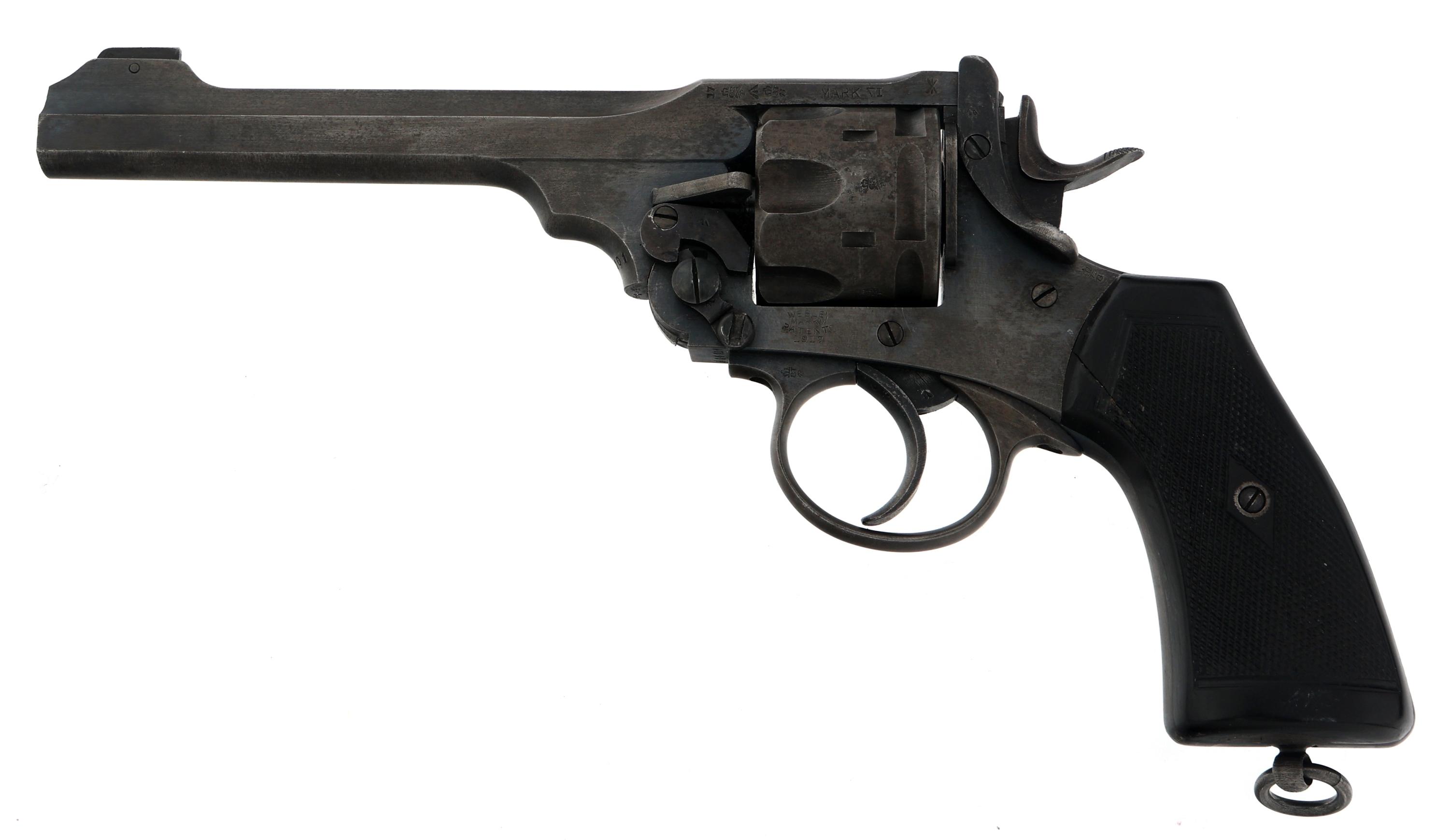 1917 BRITISH WEBLEY MARK VI .455 WEBLEY REVOLVER