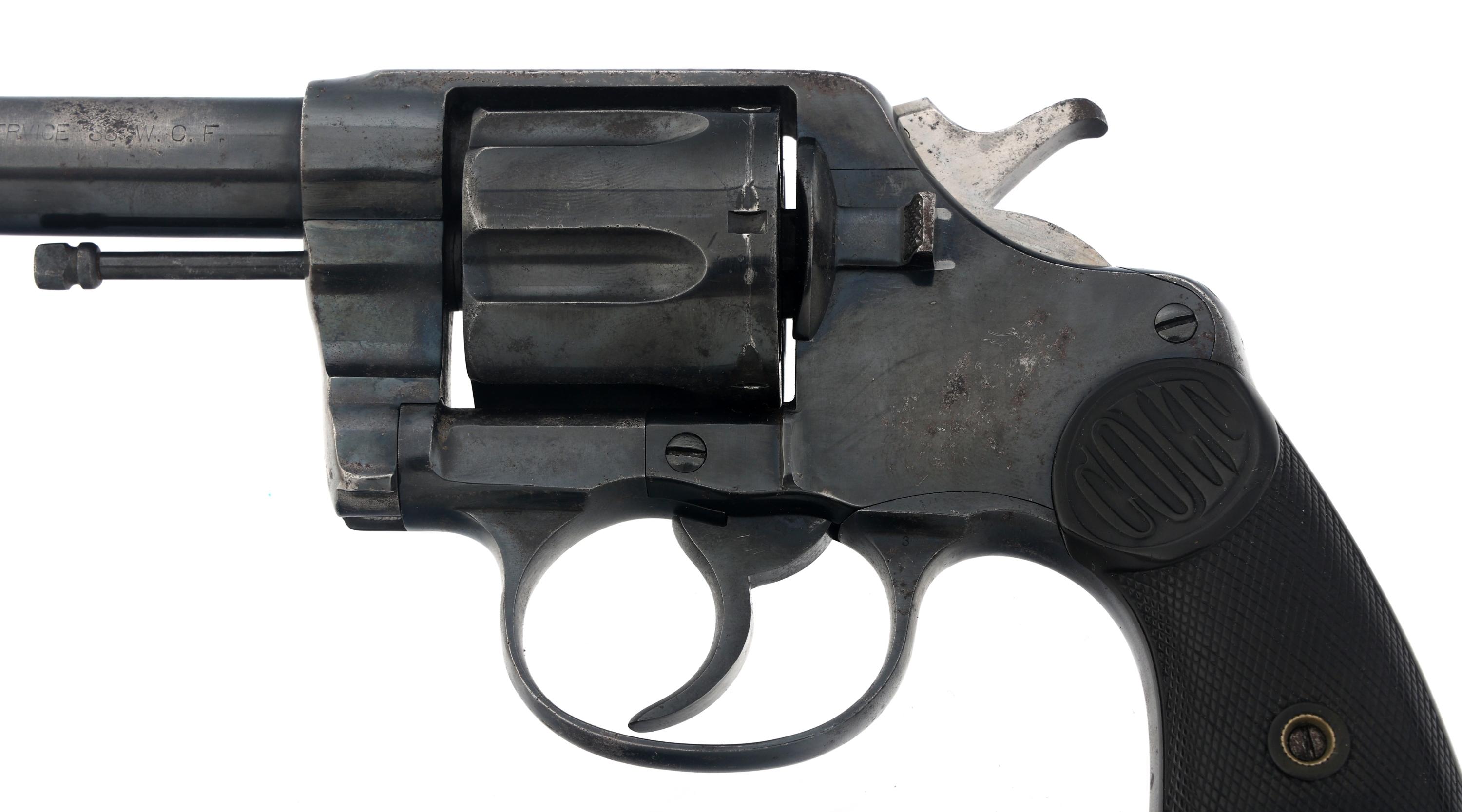 1906 COLT NEW SERVICE MODEL 38 CALIBER REVOLVER