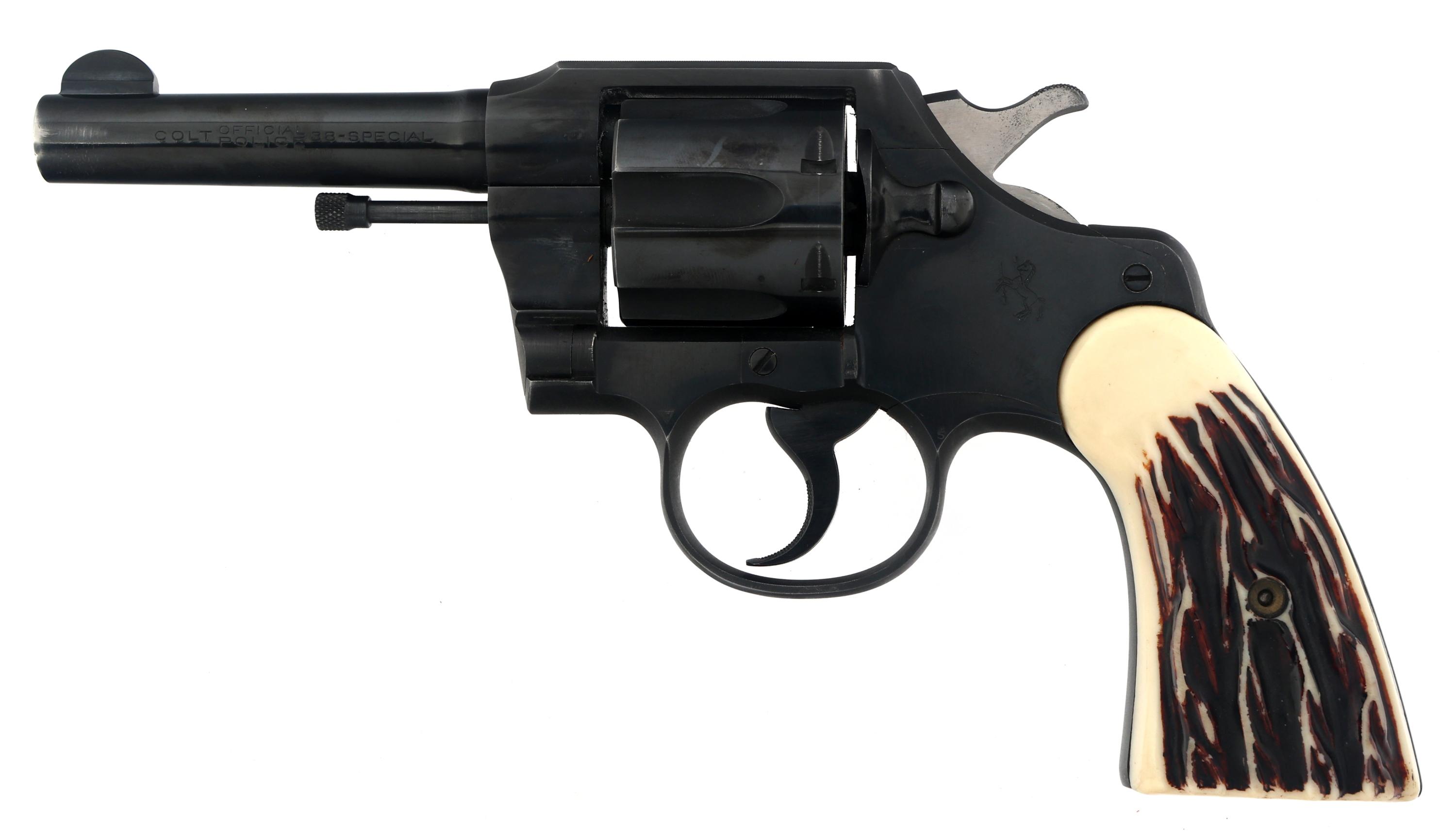 1947 COLT OFFICIAL POLICE .38 CALIBER DA REVOLVER