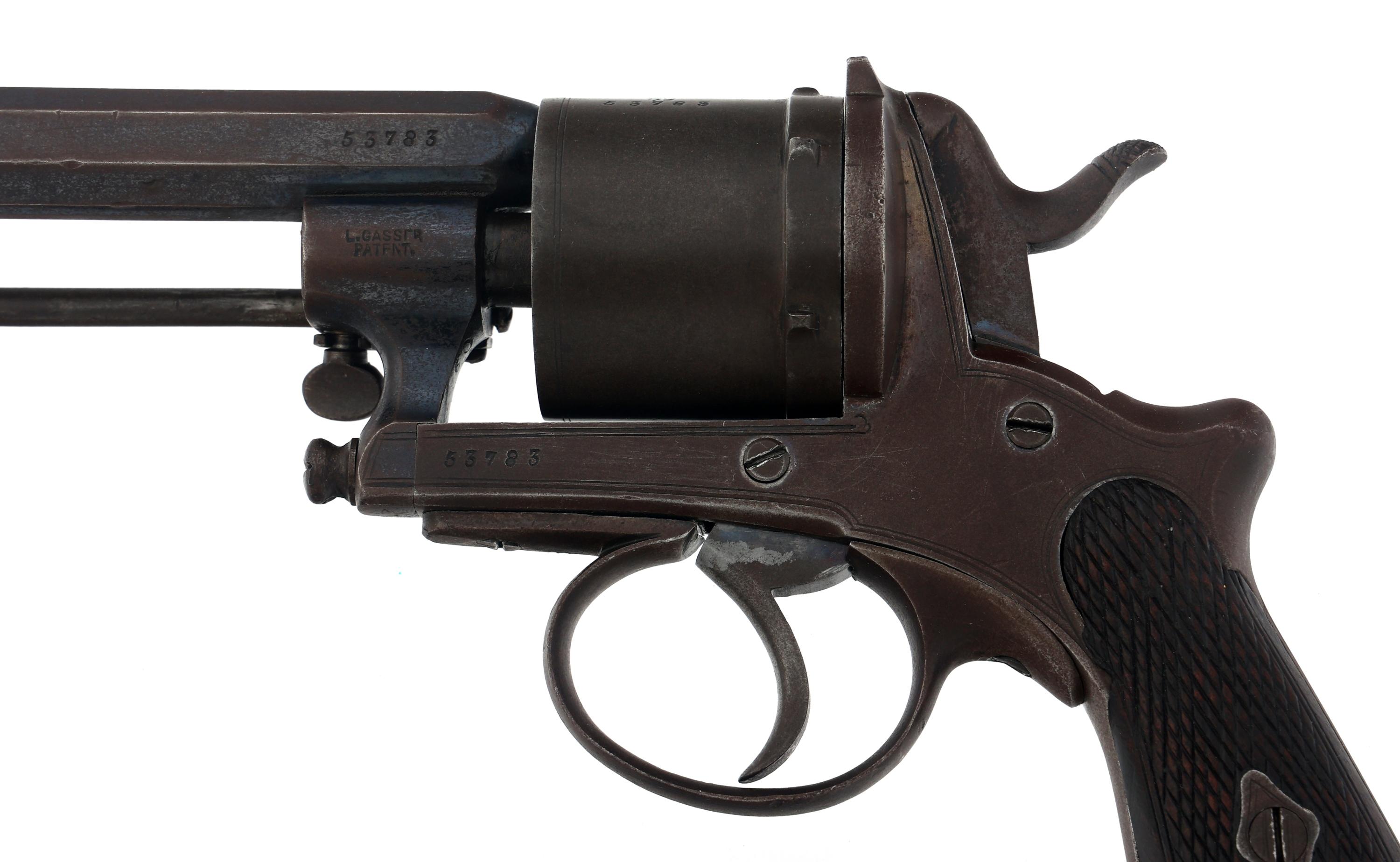 GASSER MODEL 1876 REVOLVERS FOR PARTS OR REPAIR