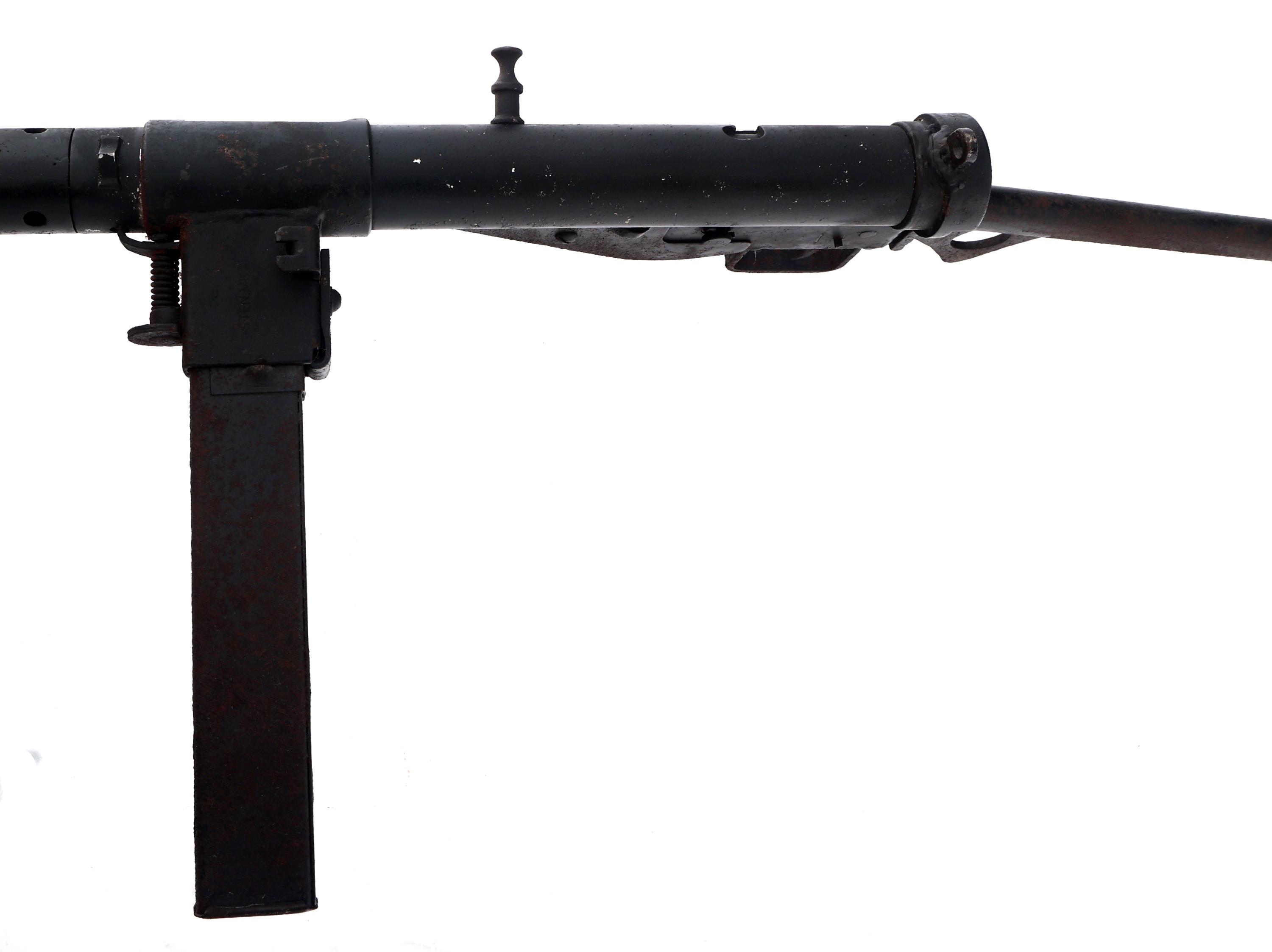 BRITISH STEN Mk II INERT DISPLAY MACHINE GUN