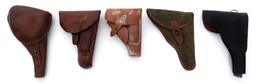 LEATHER & CANVAS PISTOL HOLSTERS