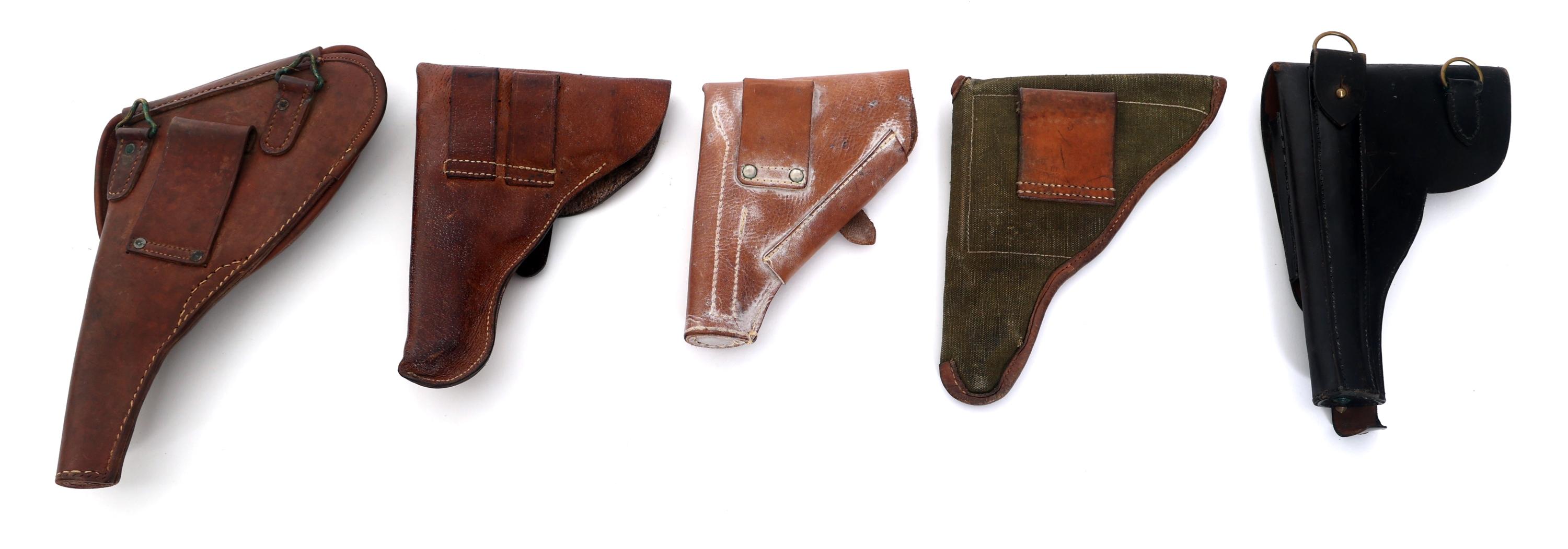 LEATHER & CANVAS PISTOL HOLSTERS
