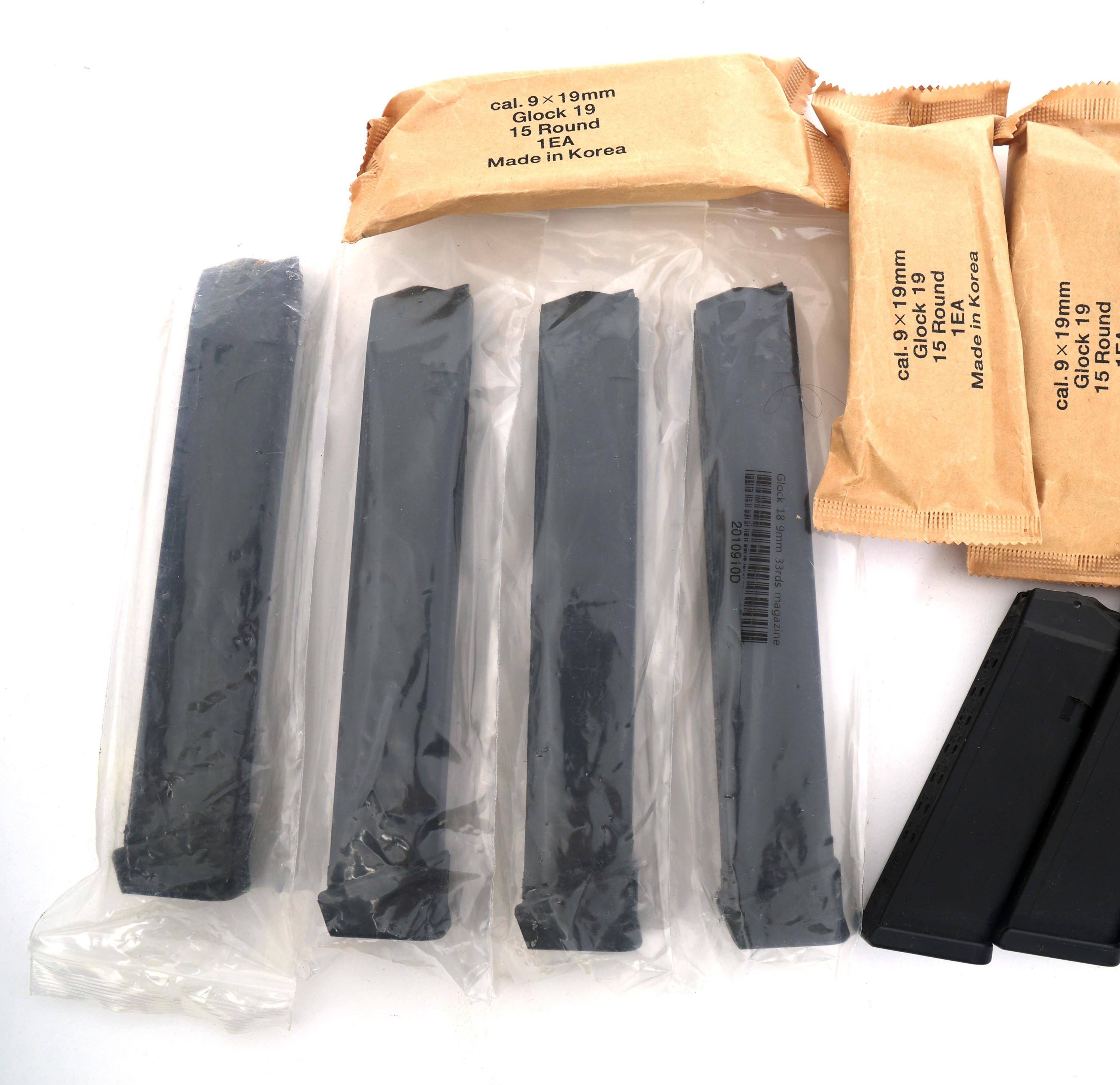 GLOCK PISTOL MAGAZINES AND LOADERS