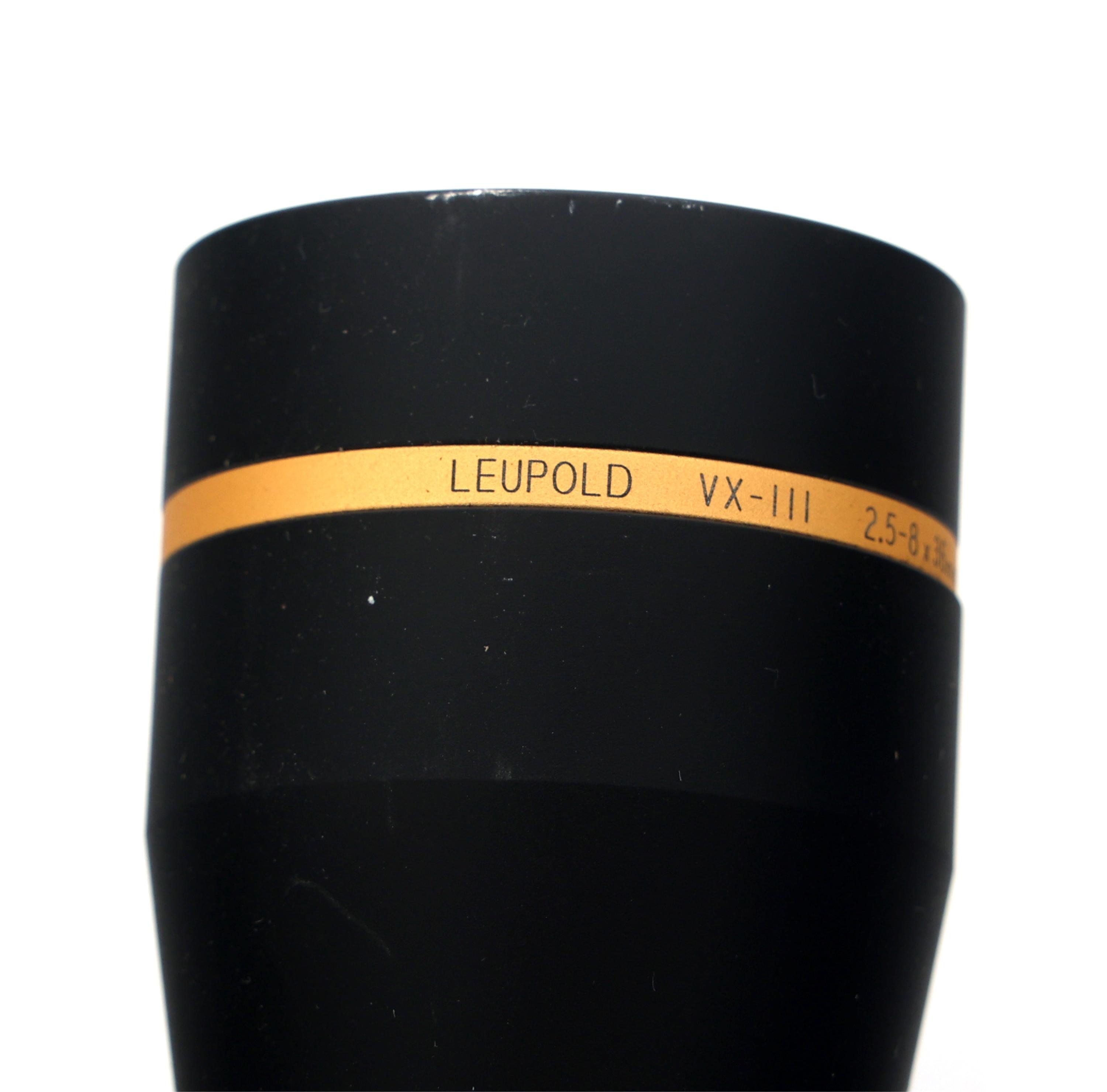 LEUPOLD MODEL VX-III 2.5-8x36mm SCOPE