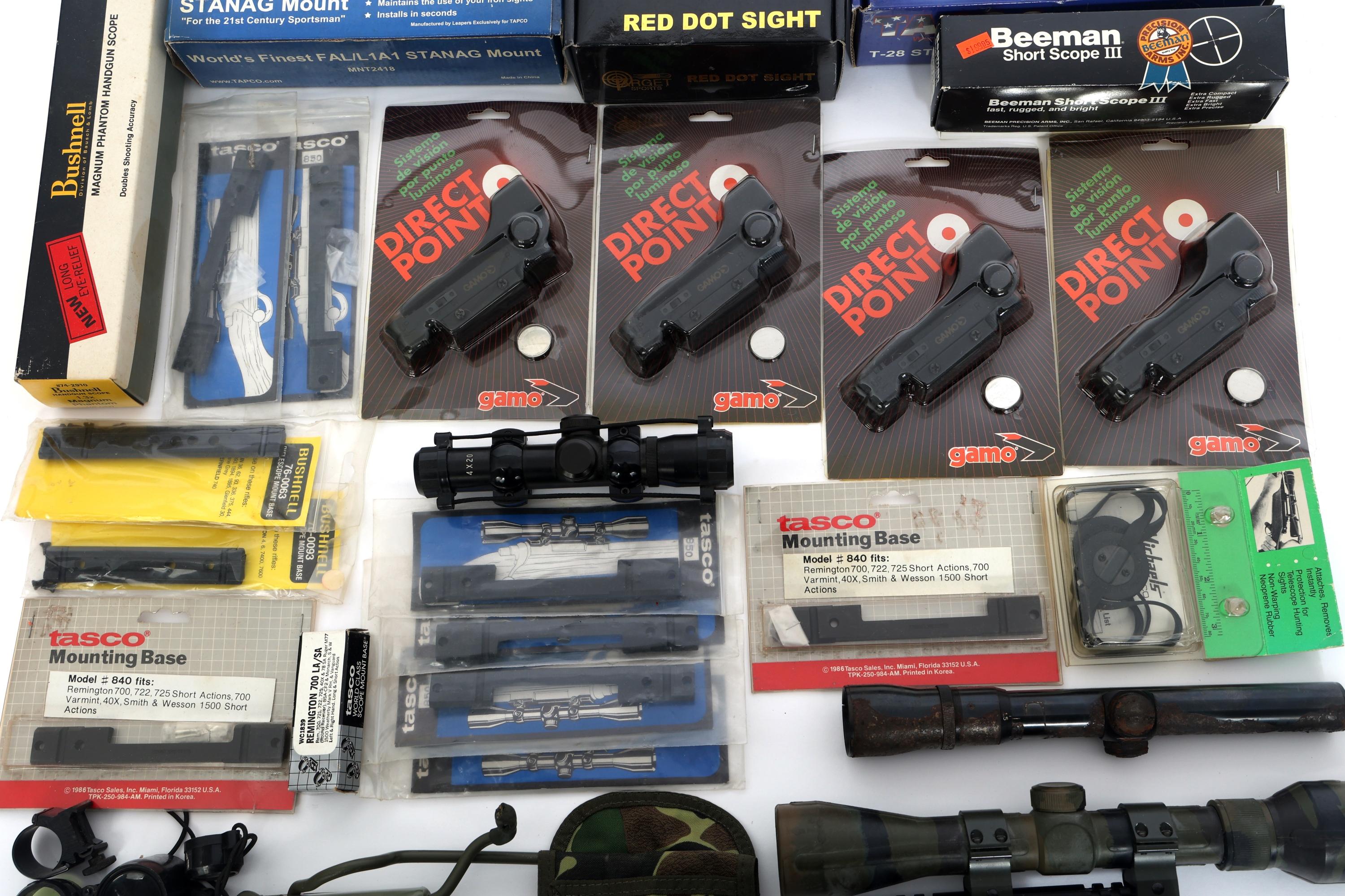 FIREARM SCOPES, MOUNTS, AND PARTS