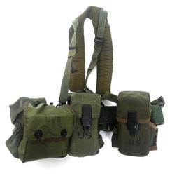 US M5 VEST PACK WITH RIFLE MAGAZINES & MED KIT