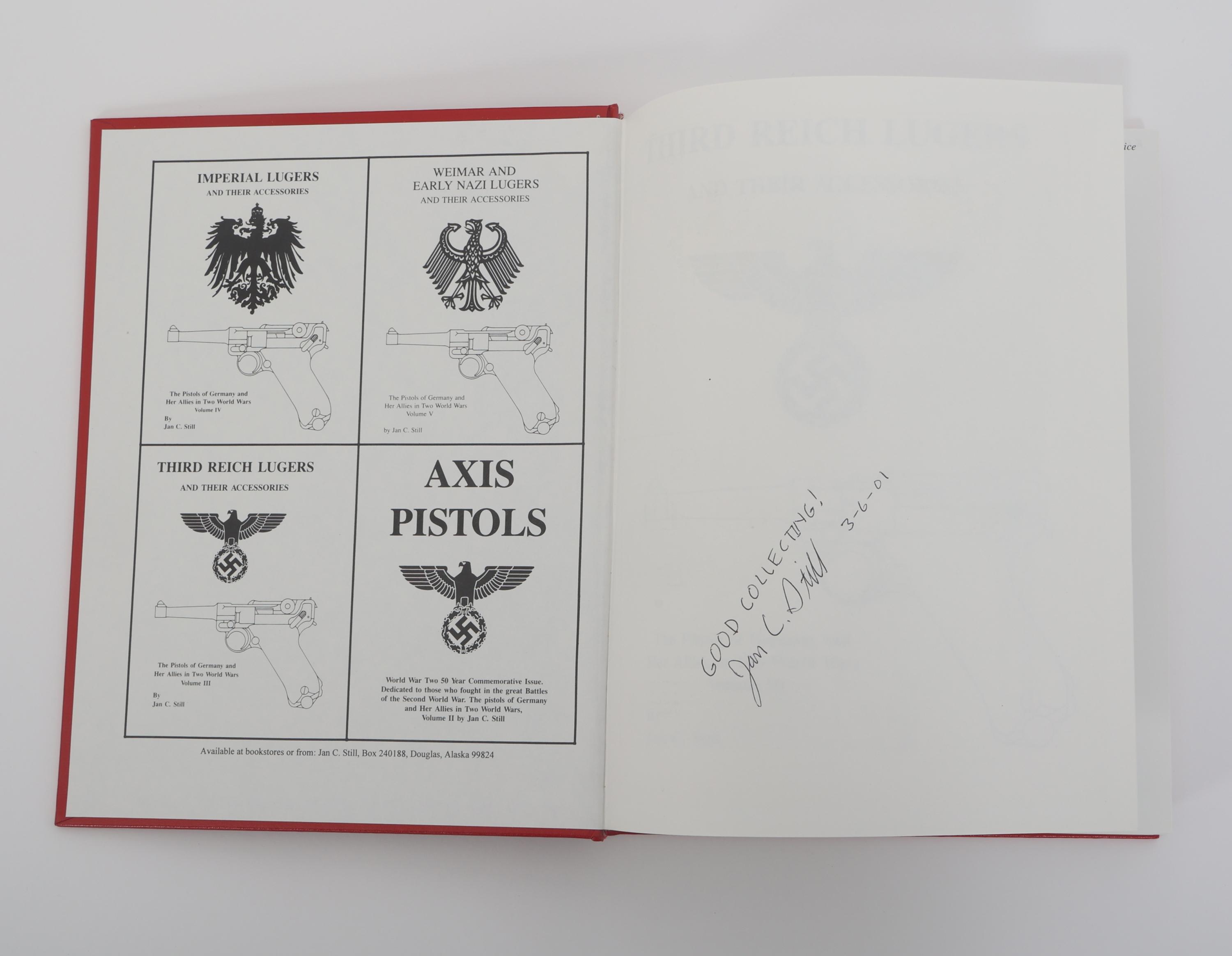 SIGNED JAN C. STILL GERMAN PISTOL REFERENCE BOOKS