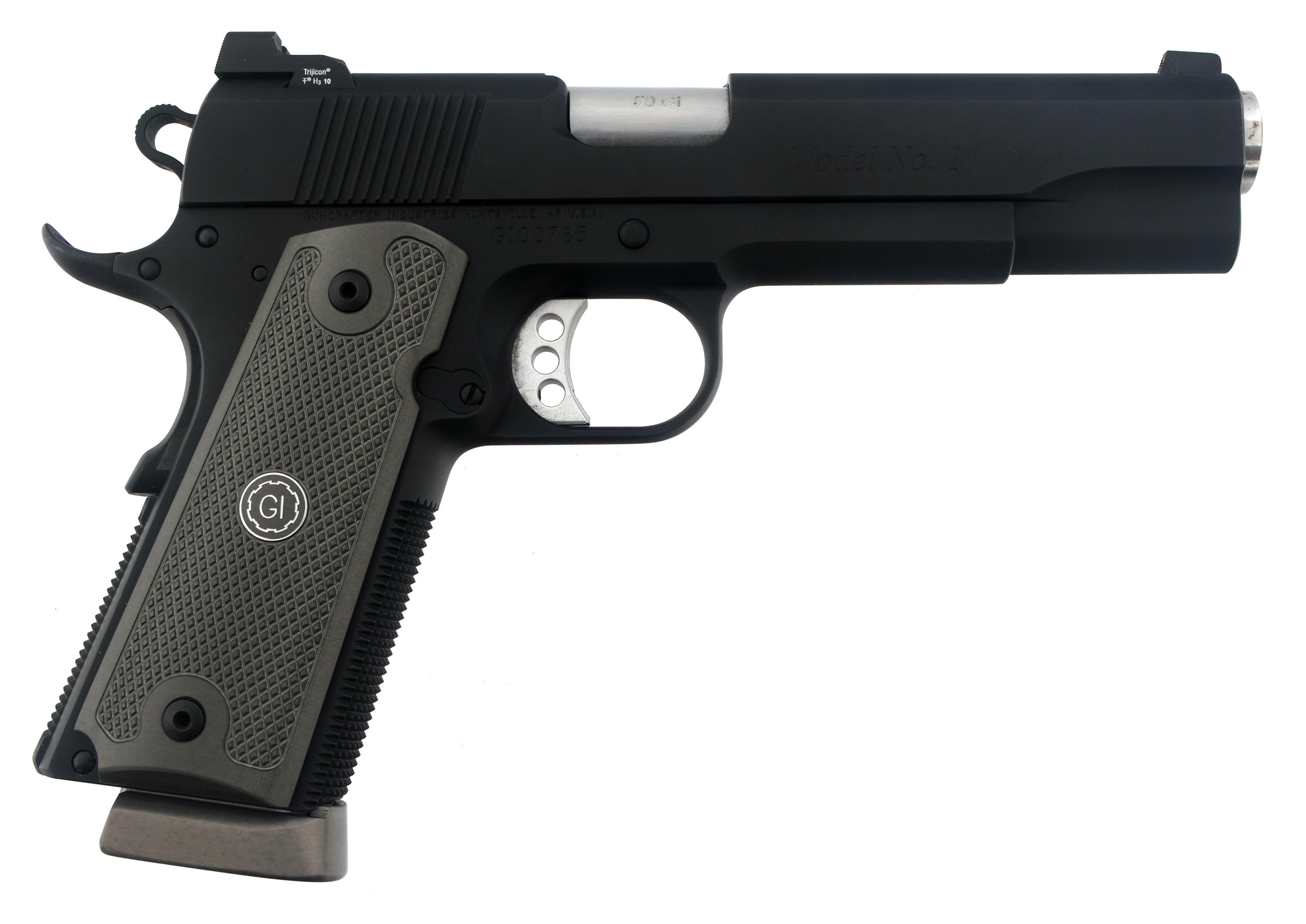 GUNCRAFTER INDUSTRIES MODEL No 1 .50 GI PISTOL