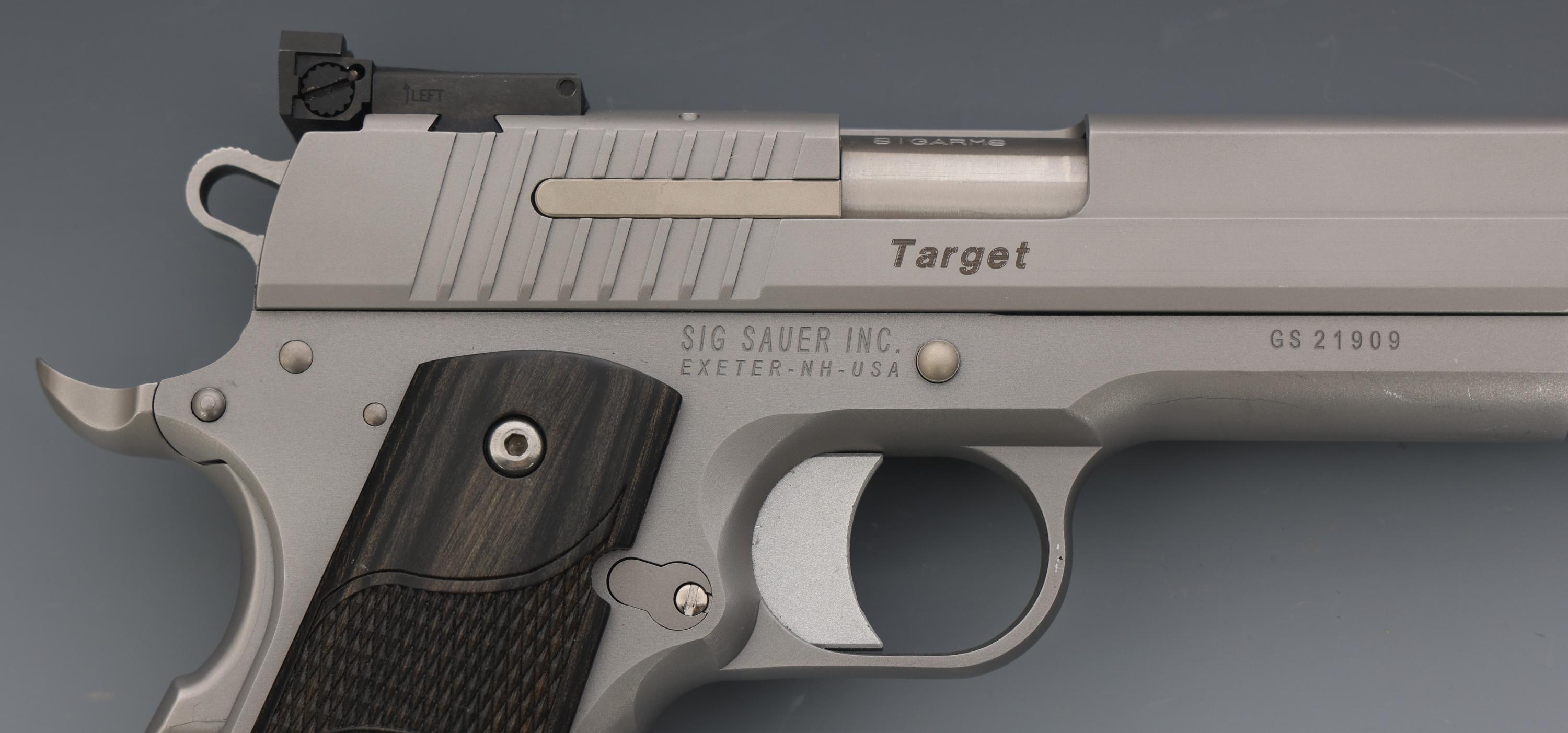 SIG SAUER MODEL GSR 1911 TARGET .45 AUTO PISTOL