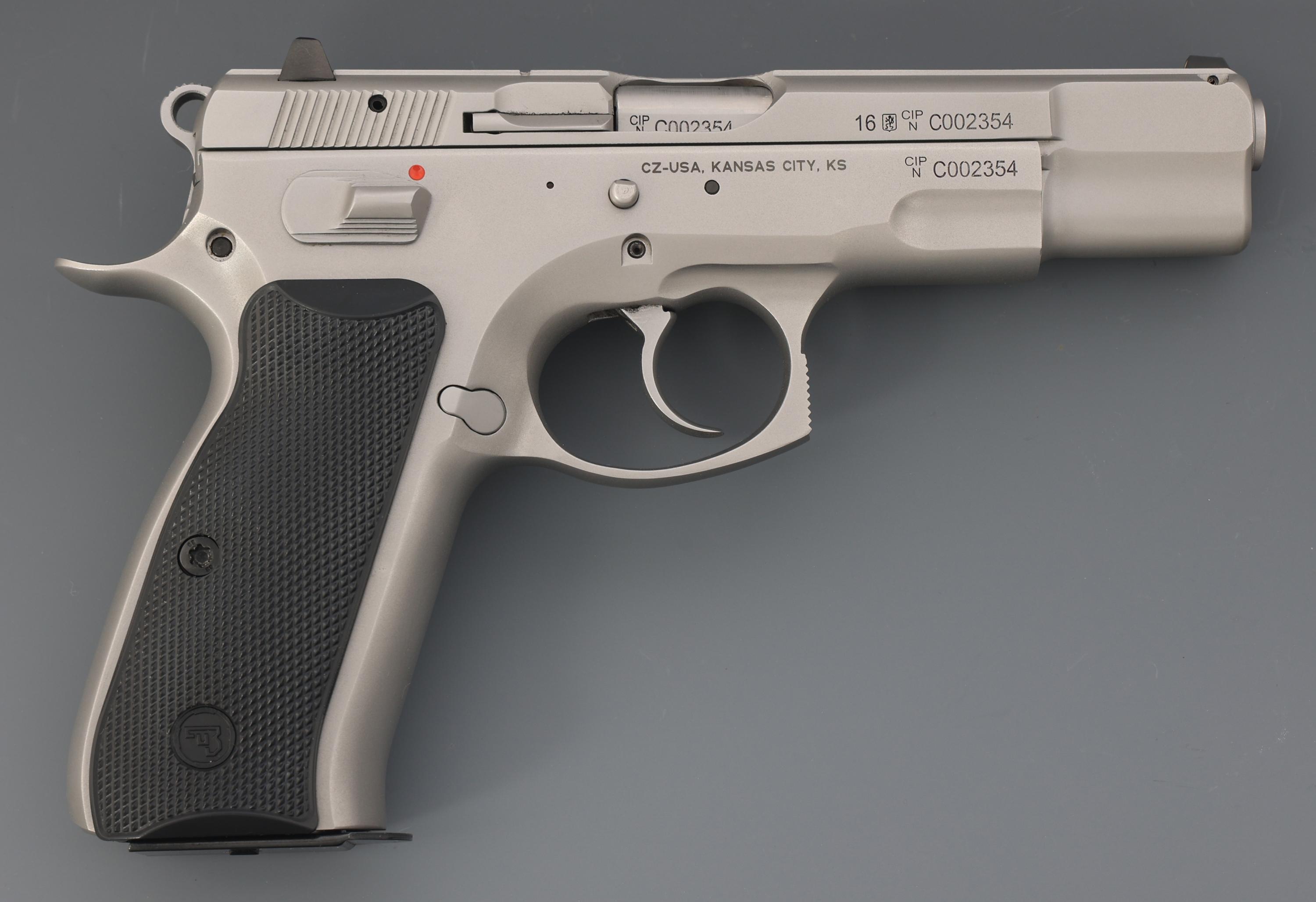 CZ MODEL 75 B 9x19mm CALIBER PISTOL