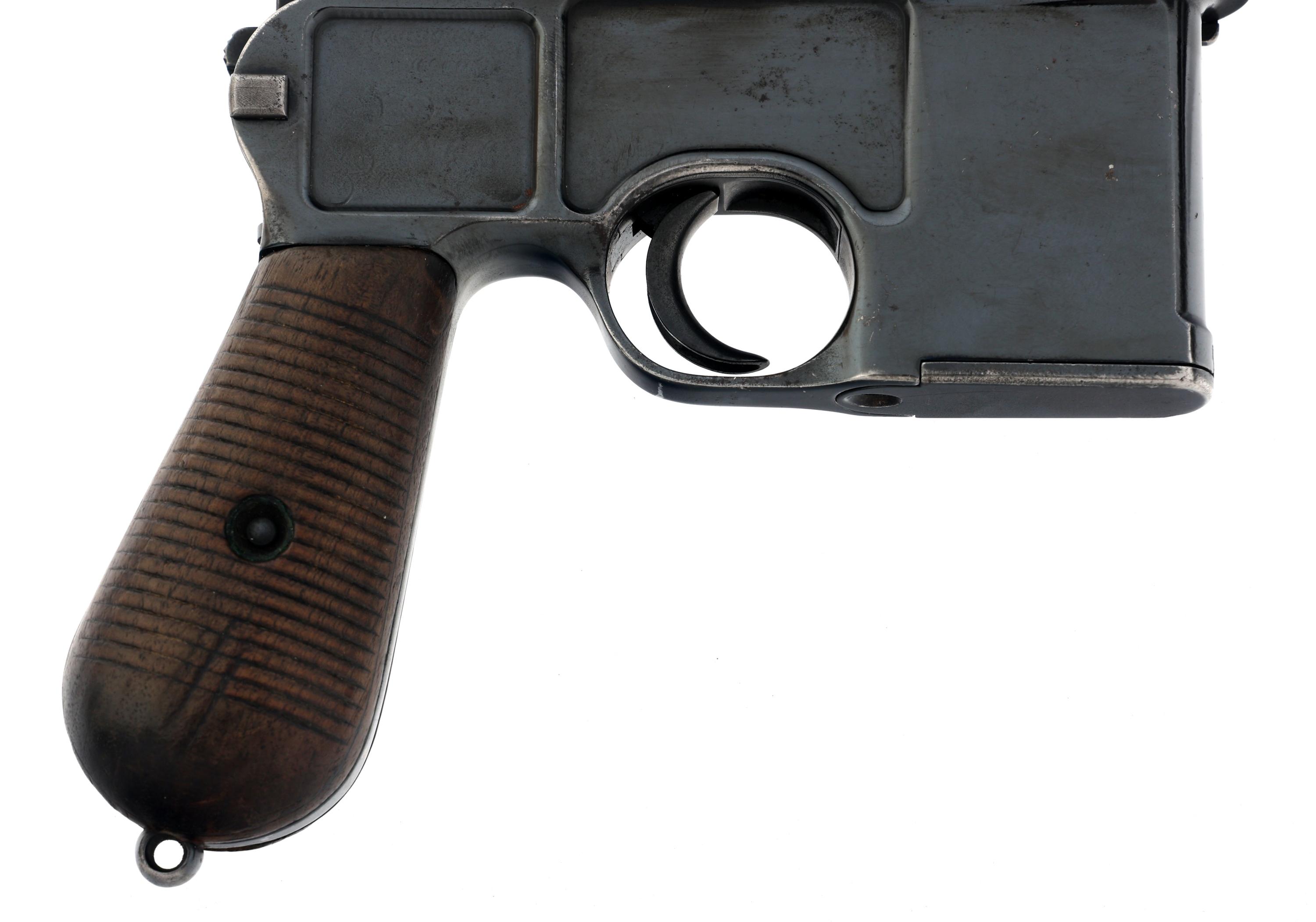 MAUSER MODEL C96 9x19mm CALIBER BROOMHANDLE PISTOL