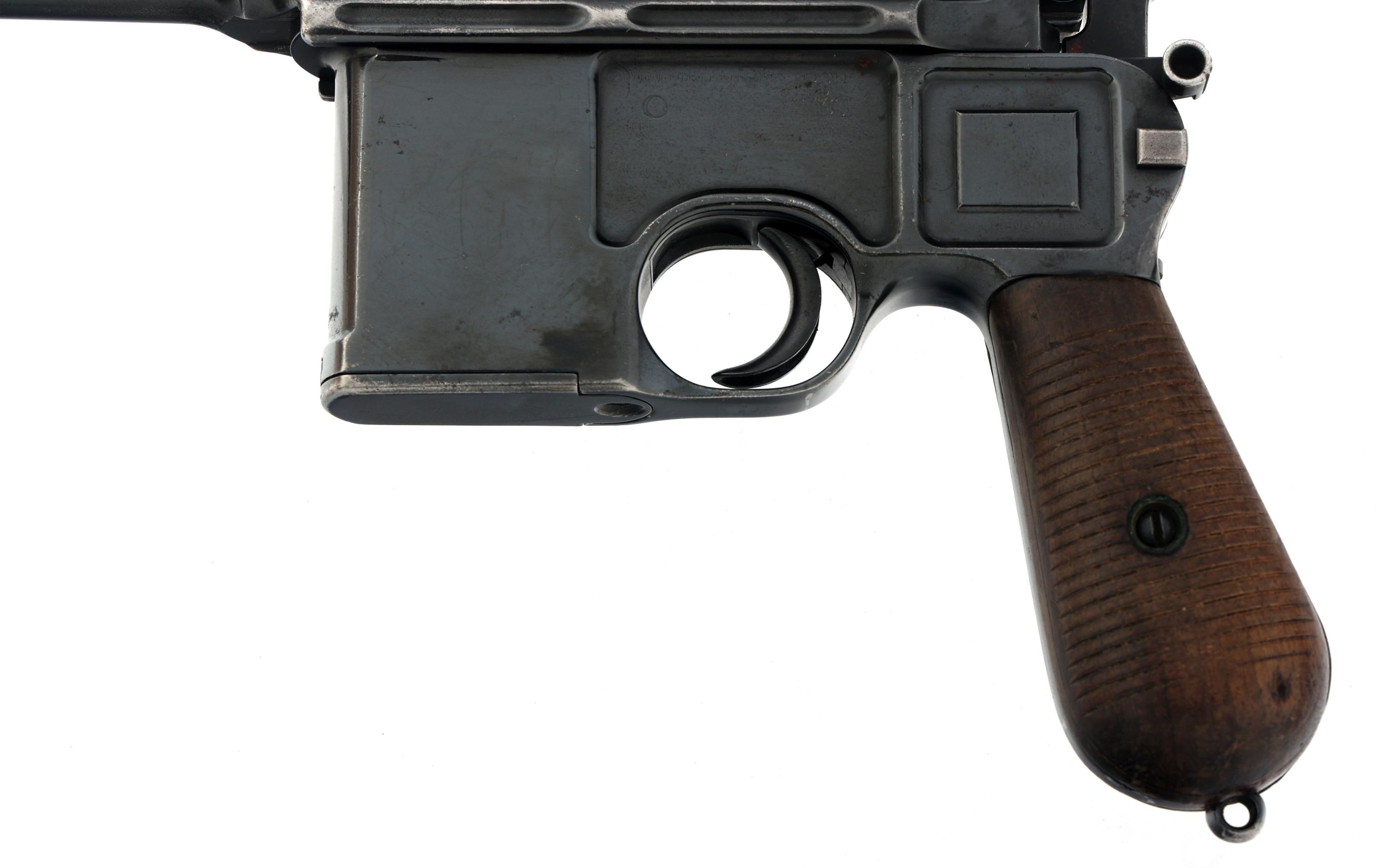 MAUSER MODEL C96 9x19mm CALIBER BROOMHANDLE PISTOL