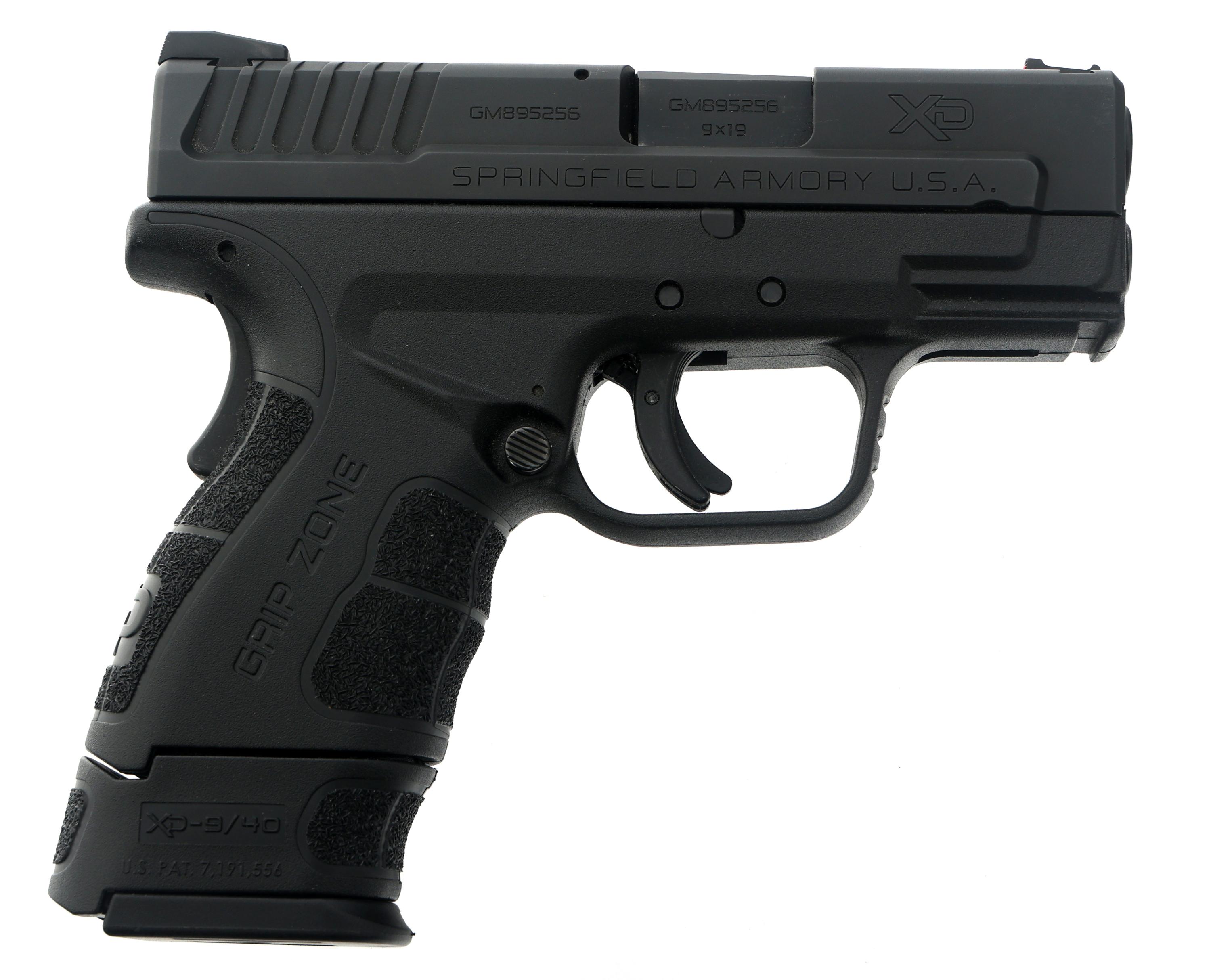 SPRINGFIELD MODEL XD-9 9x19mm CALIBER PISTOL