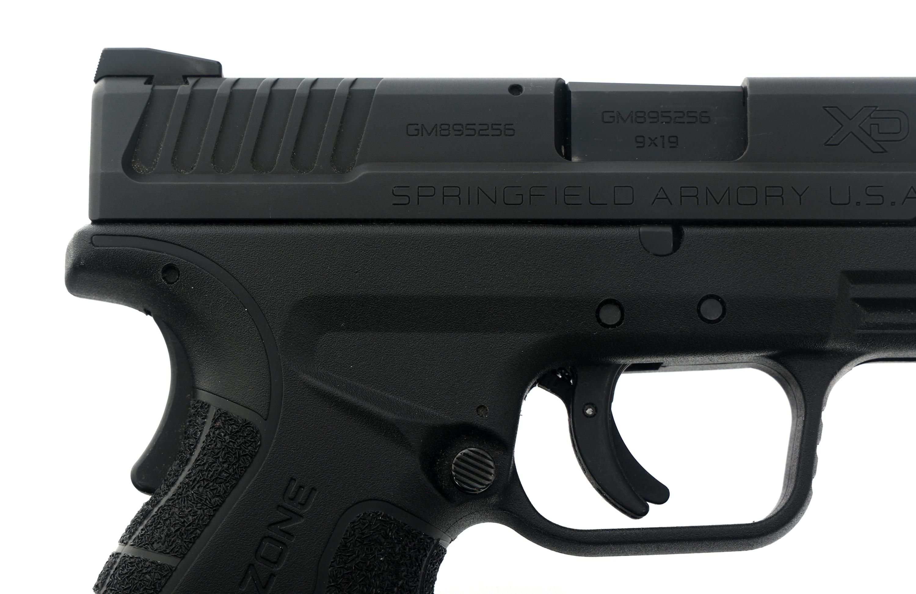 SPRINGFIELD MODEL XD-9 9x19mm CALIBER PISTOL