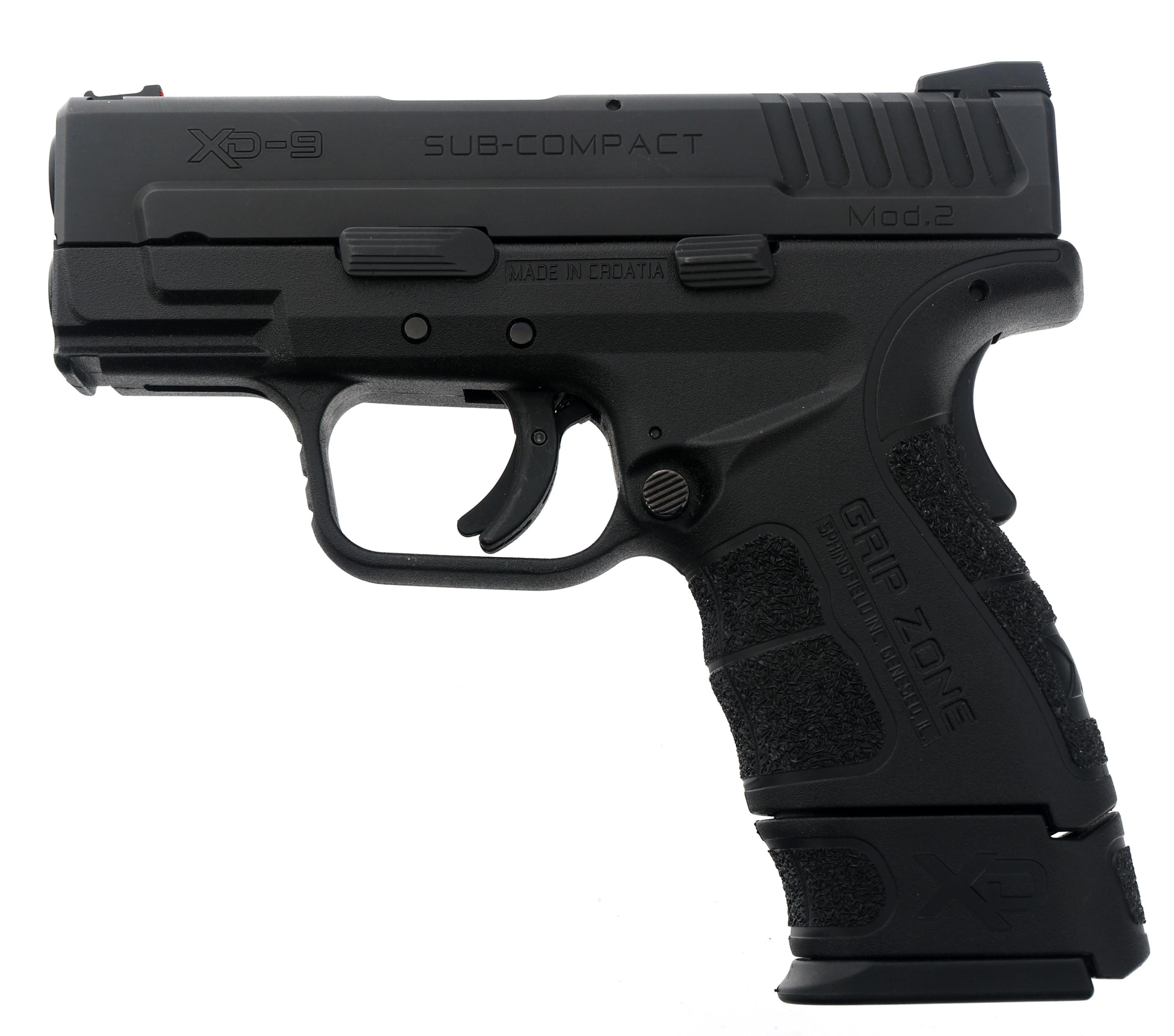 SPRINGFIELD MODEL XD-9 9x19mm CALIBER PISTOL