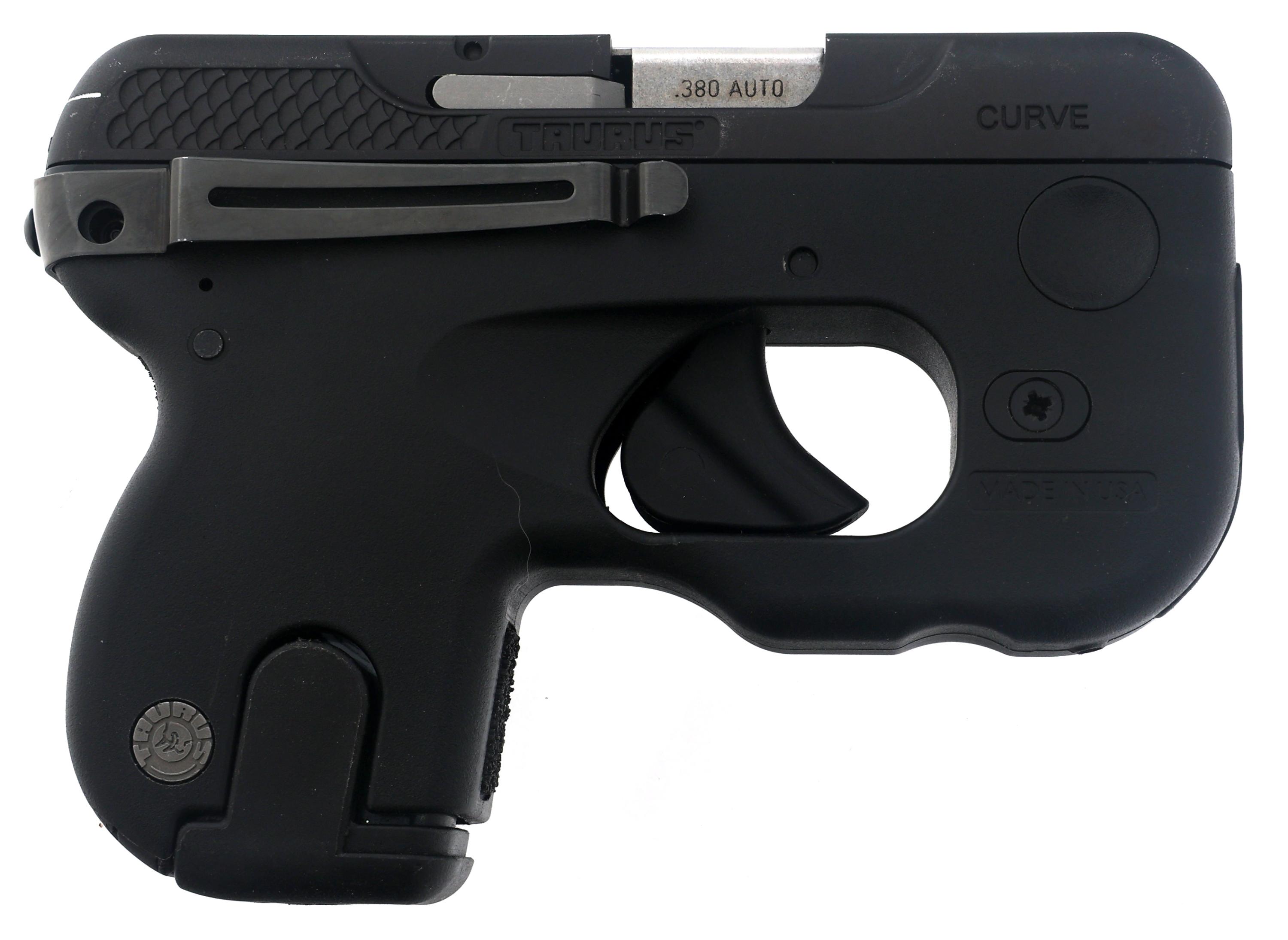 TAURUS MODEL CURVE .380 AUTO CALIBER PISTOL