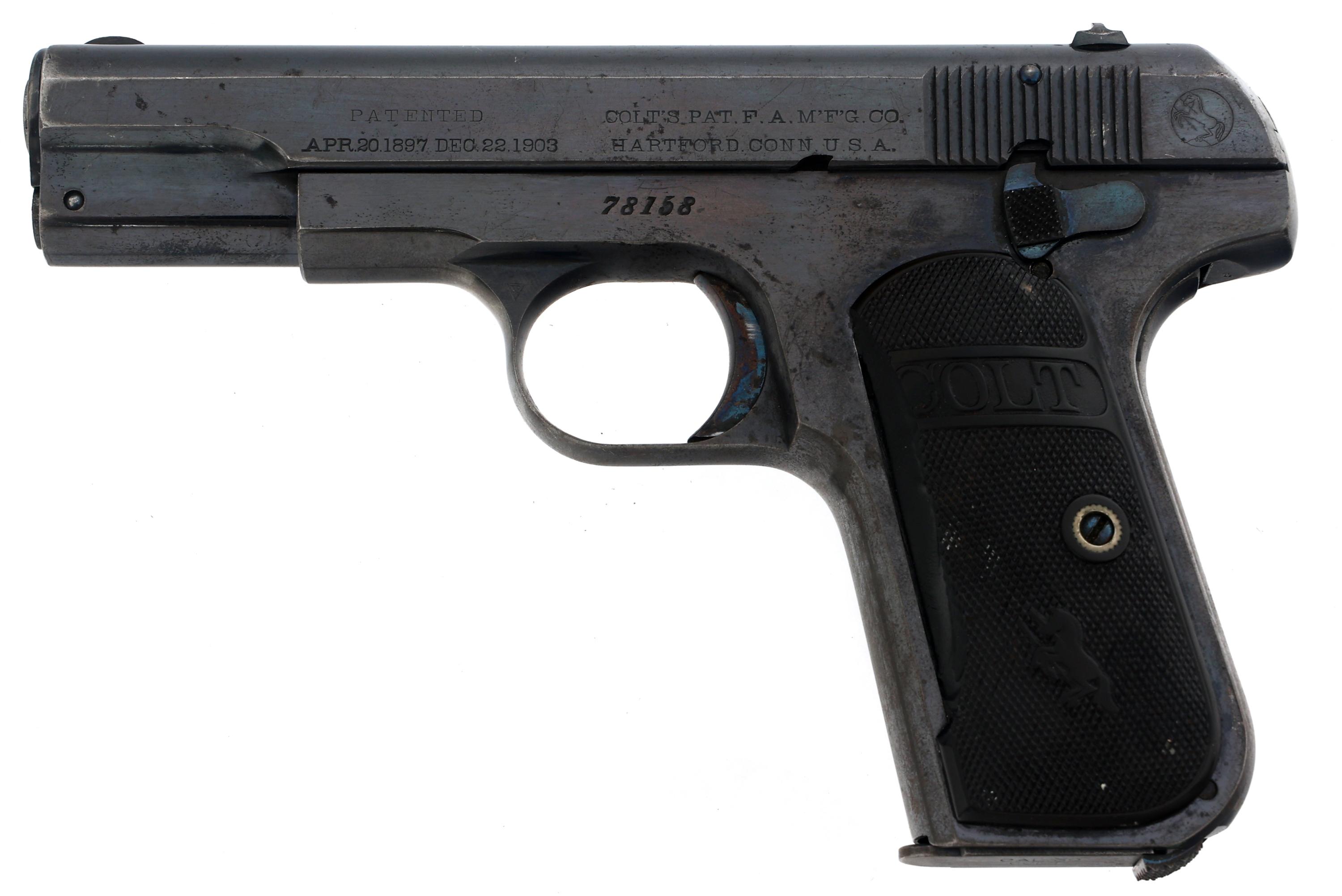 1908 COLT MODEL 1903 POCKET .32 CALIBER PISTOL