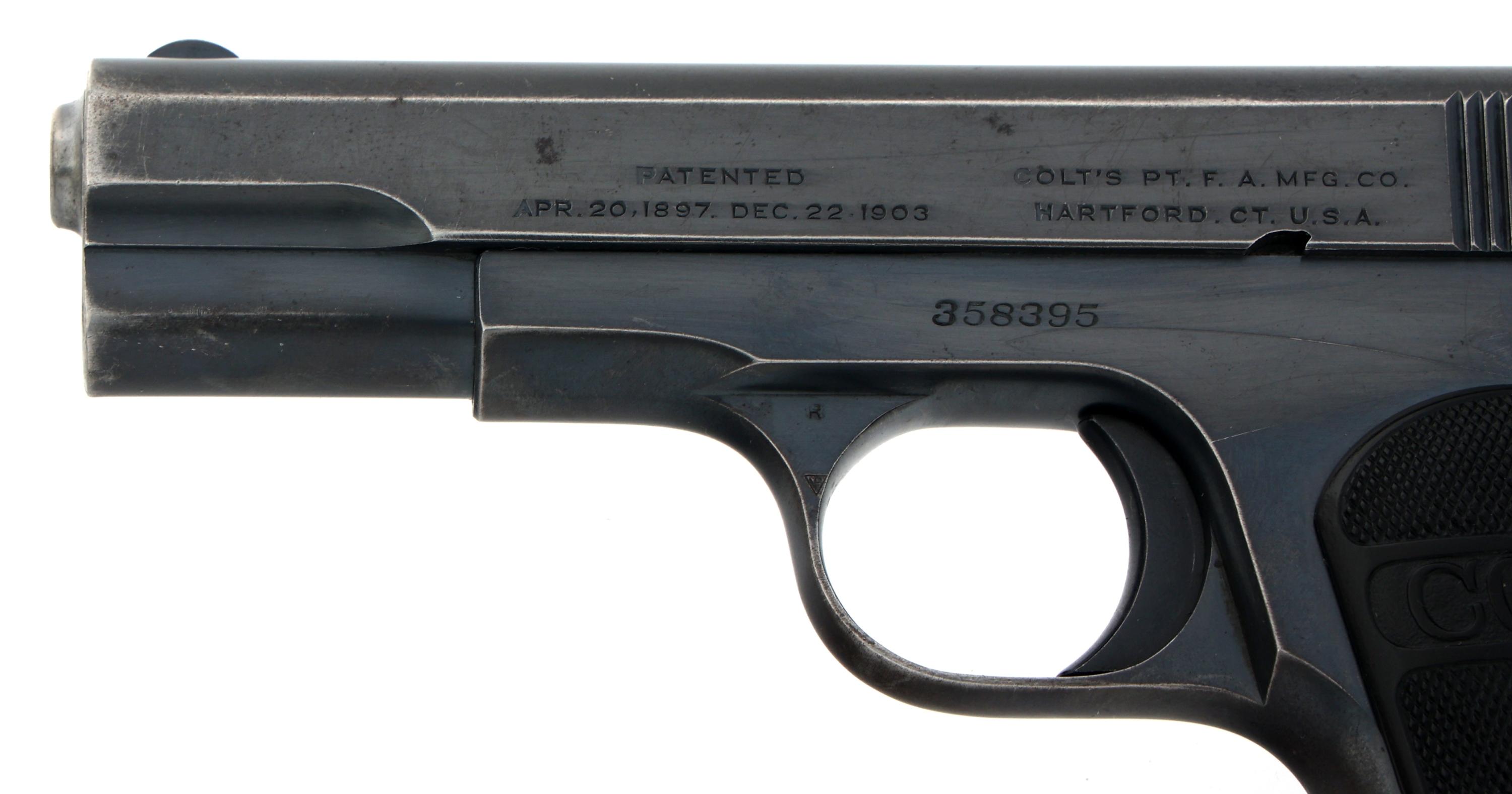 1920 COLT M1903 POCKET HAMMERLESS .32 CAL PISTOL