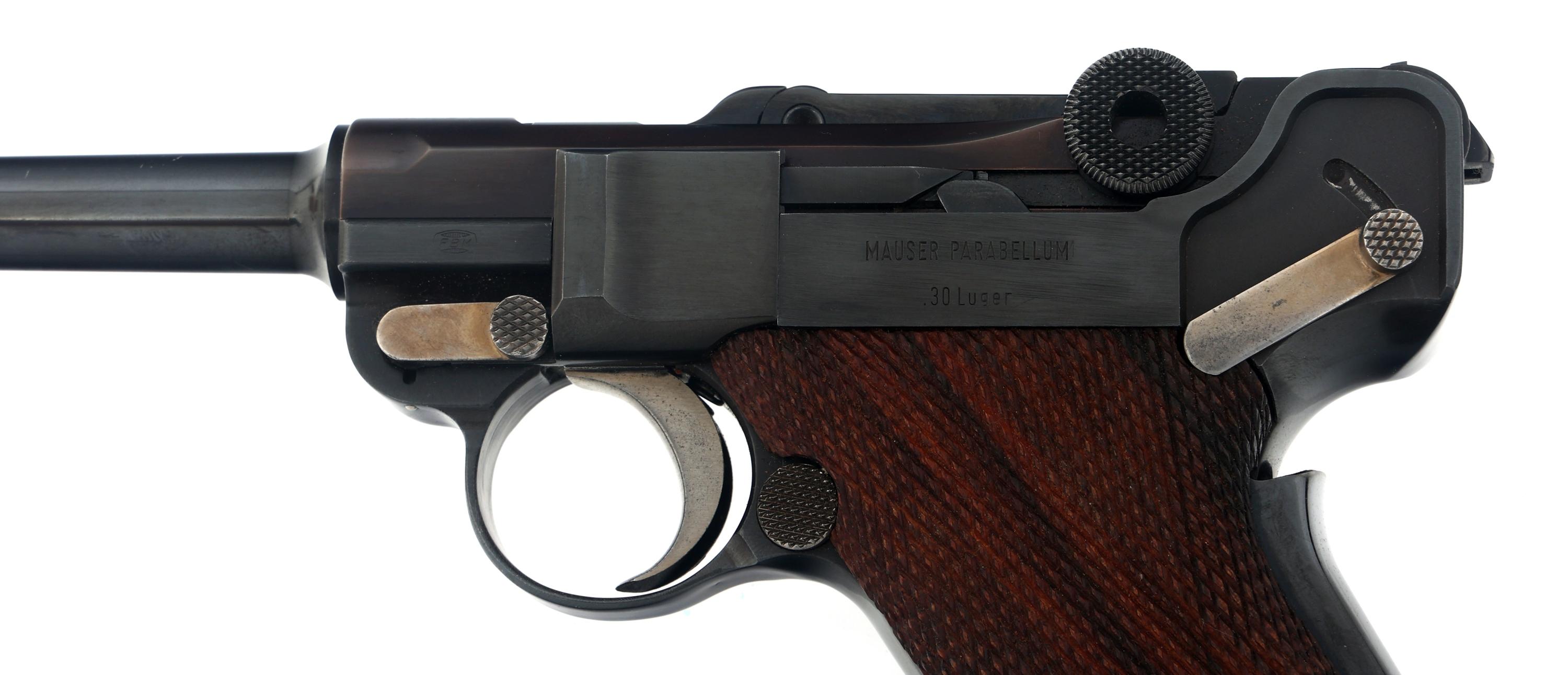 MAUSER INTERARMS PARABELLUM .30 LUGER CAL PISTOL