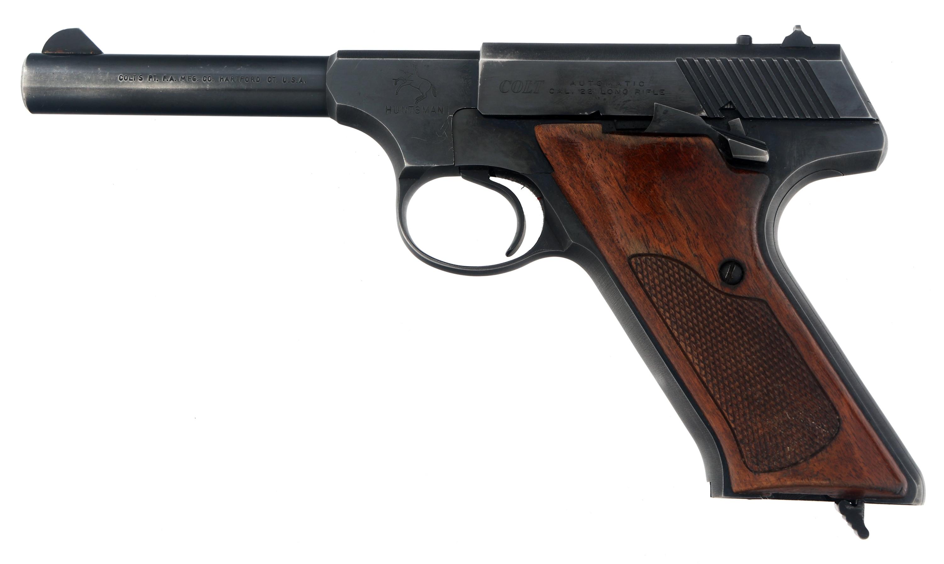 1942 COLT MODEL HUNTSMAN .22 LR CAL TARGET PISTOL