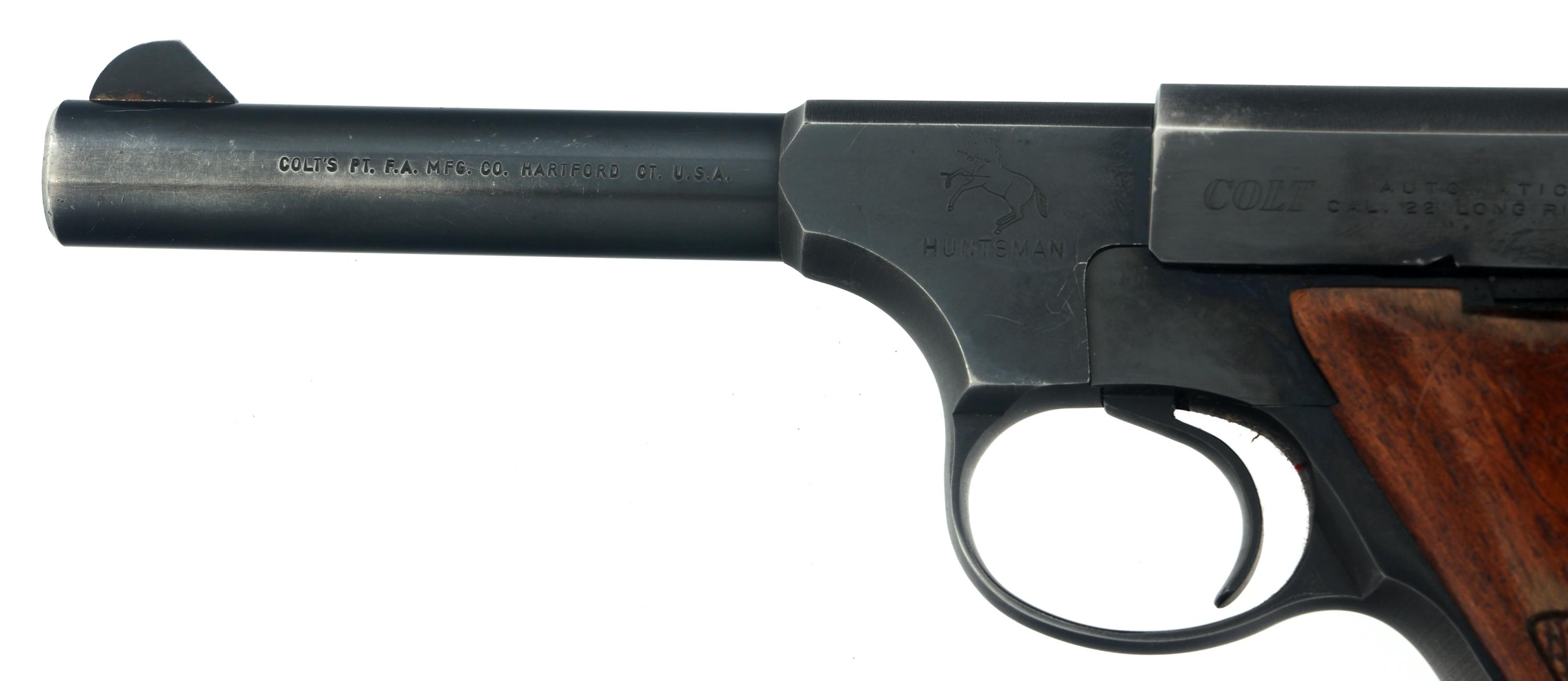 1942 COLT MODEL HUNTSMAN .22 LR CAL TARGET PISTOL