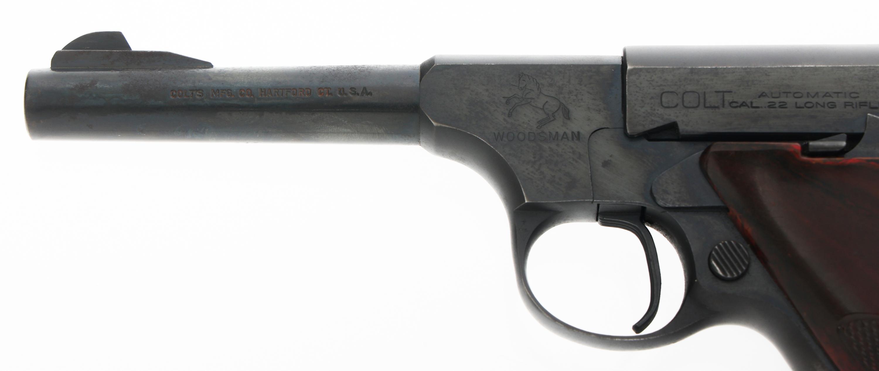 COLT MODEL THE WOODSMAN .22 LR CAL TARGET PISTOL