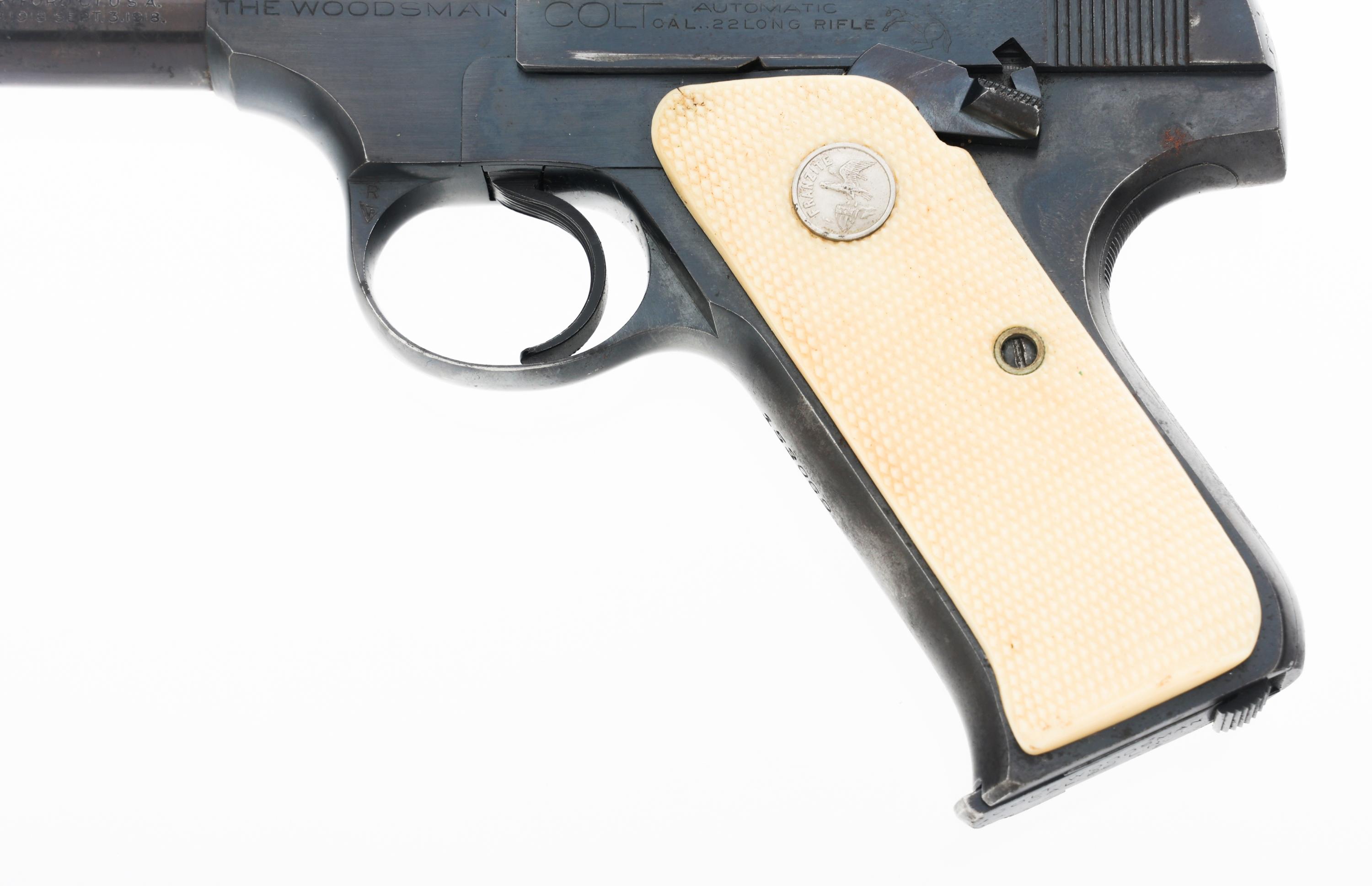 1941 COLT MODEL THE WOODSMAN 22 LR TARGET PISTOL