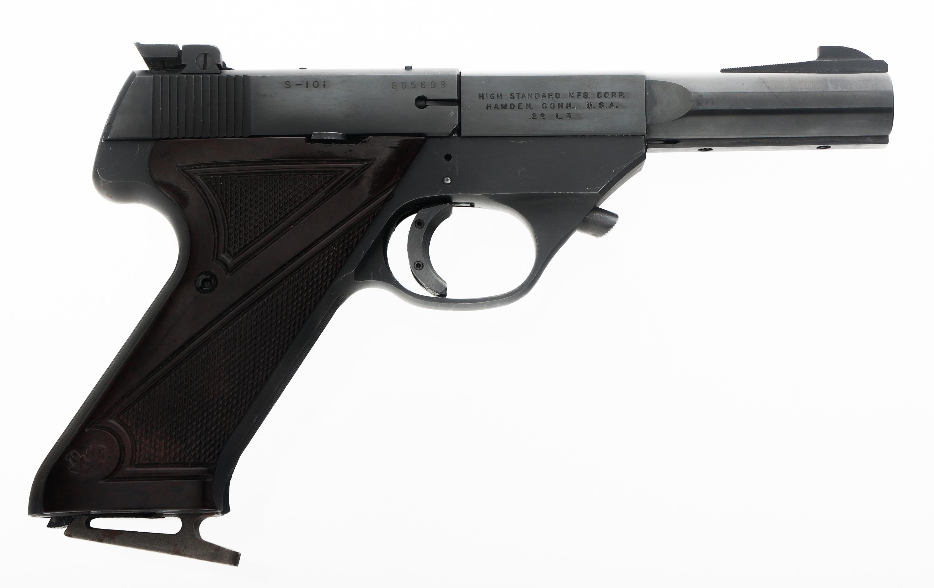 HIGH STANDARD MODEL S-101 SUPERMATIC 22 LR PISTOL