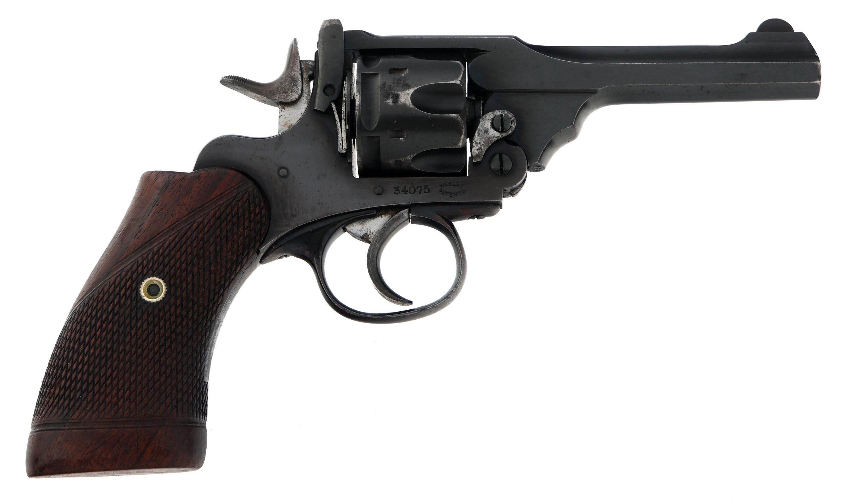 WEBLEY & SCOTT MODEL Mk III 38 CALIBER DA REVOLVER