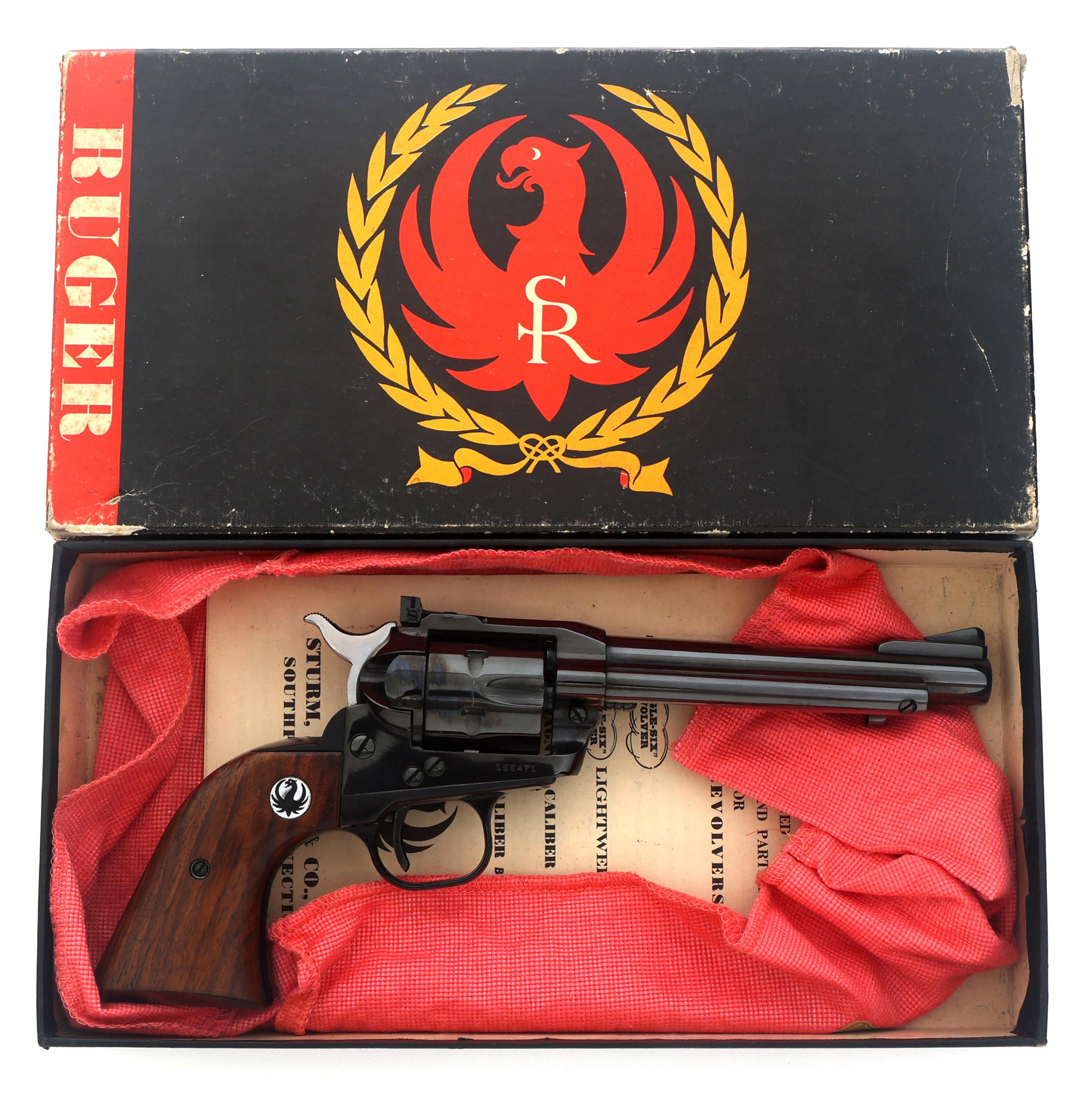 RUGER MODEL SINGLE SIX .22 CALIBER SA REVOLVER