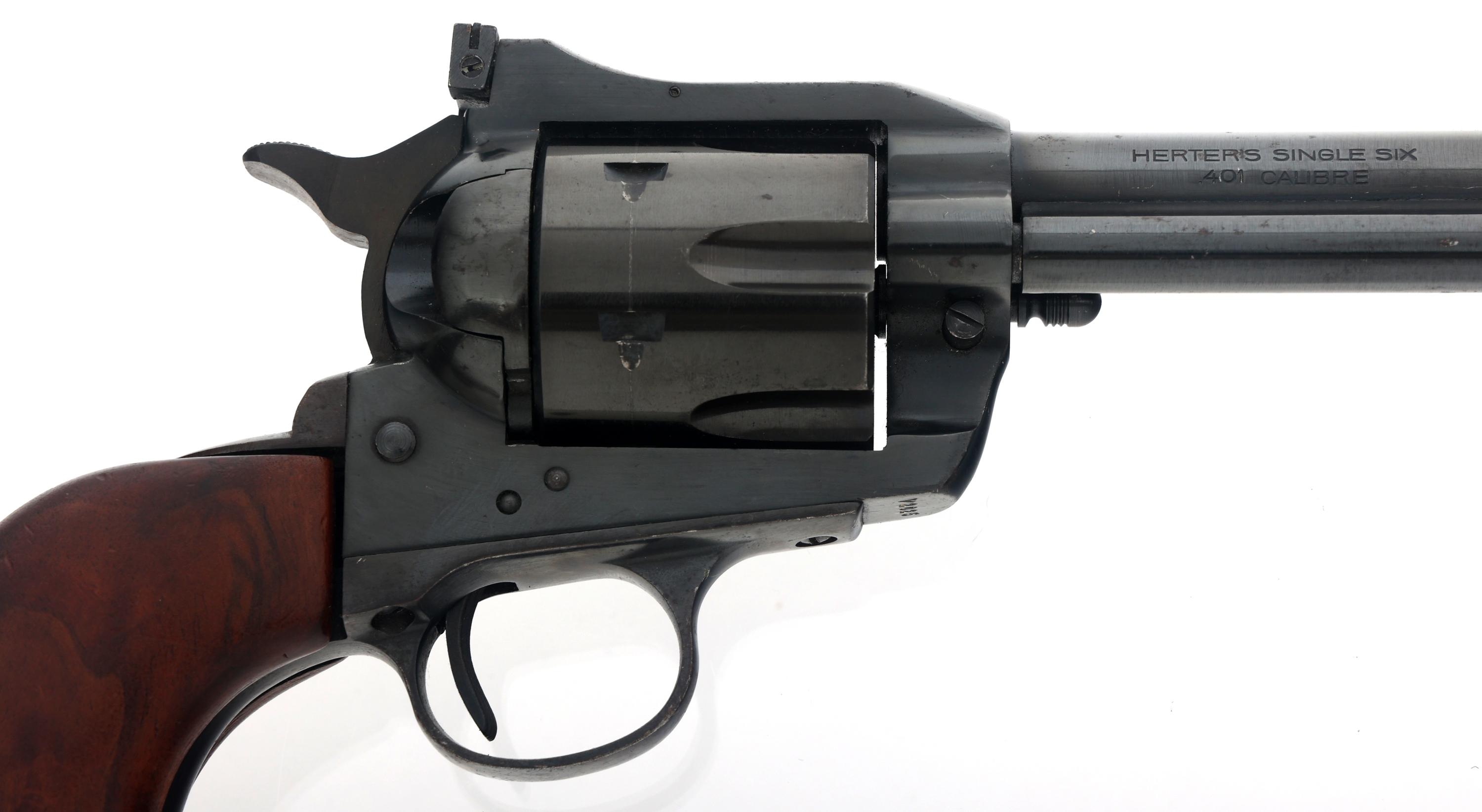 HERTERS SINGLE SIX 401 POWER MAG CALIBER REVOLVER