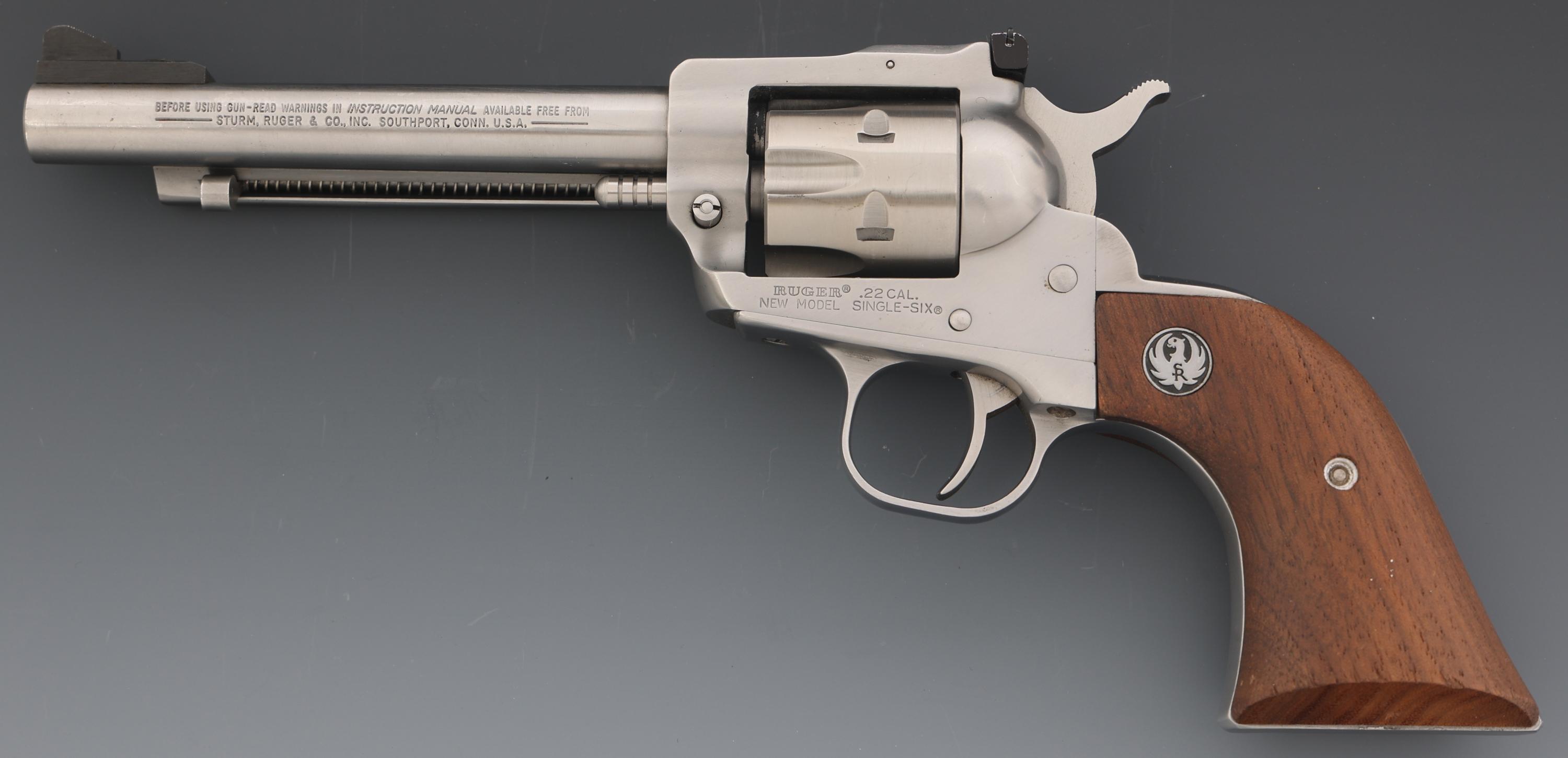 RUGER NEW MODEL SINGLE-SIX .22 LR CALIBER REVOLVER