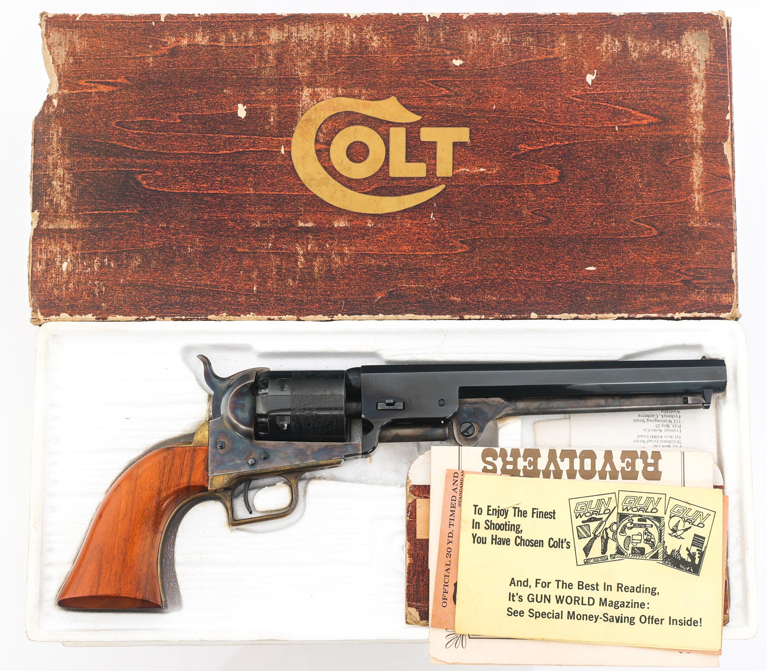 1978 COLT 1851 NAVY .36 CAL PERCUSSION REVOLVER