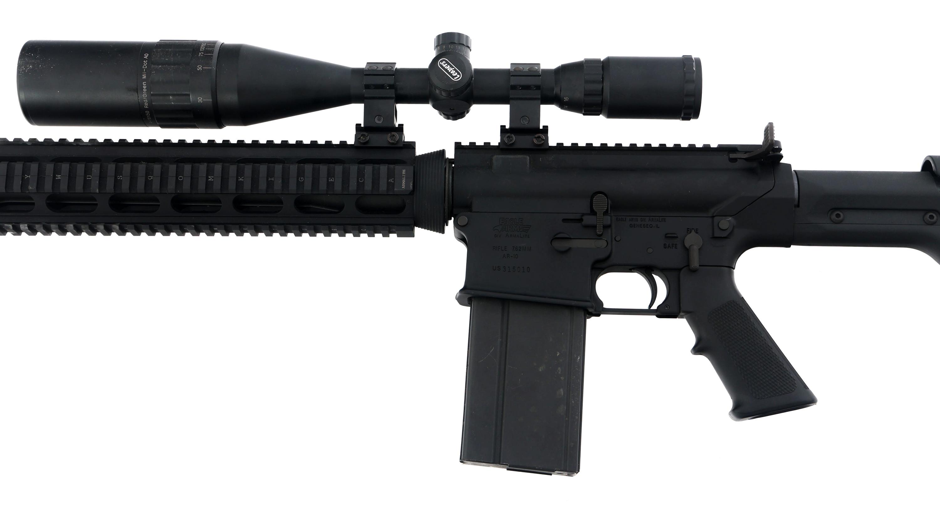 EAGLE ARMS MODEL AR-10 7.62x51mm CALIBER RIFLE