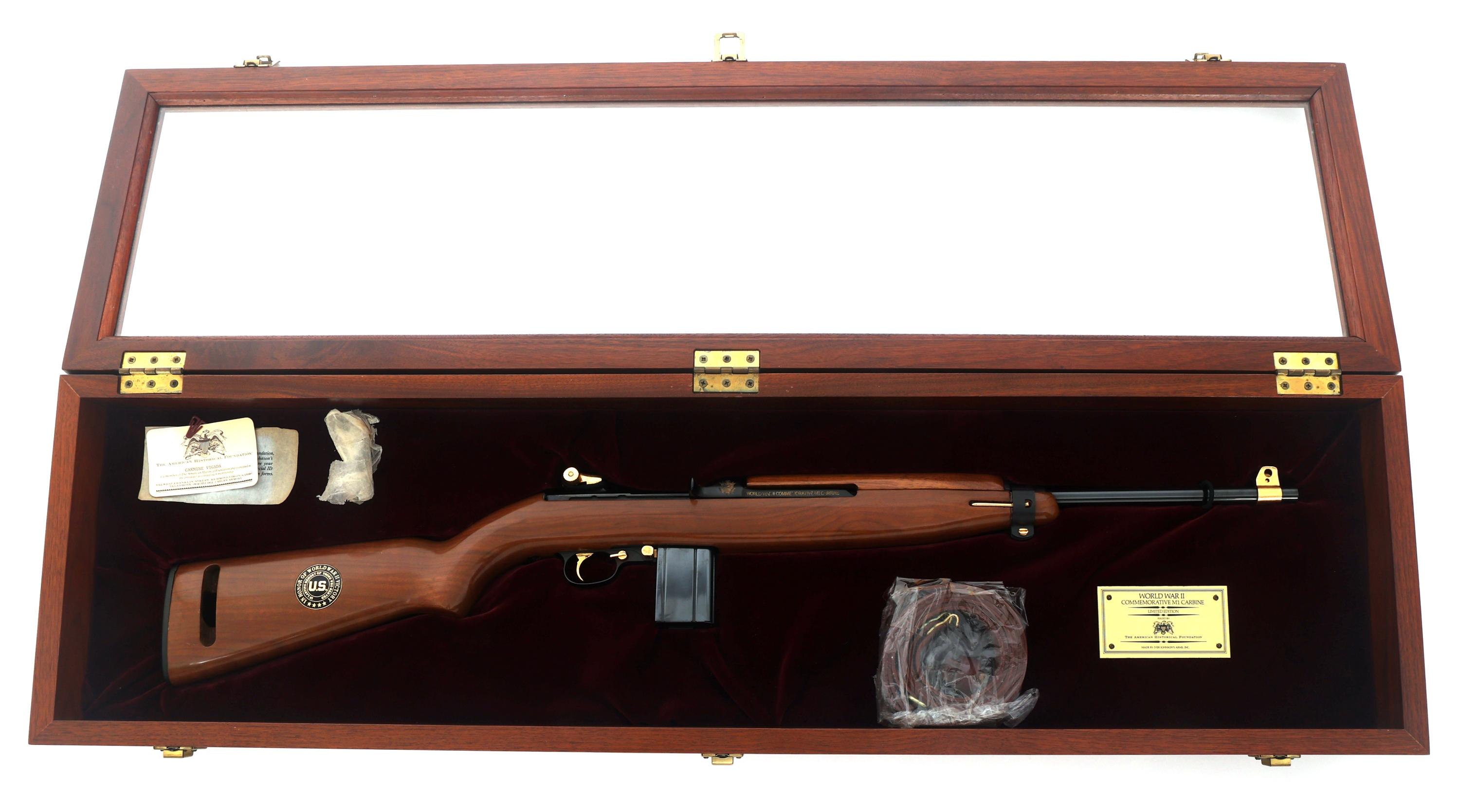 IVER JOHNSON COMMEMORATIVE M1 .30 CALIBER CARBINE