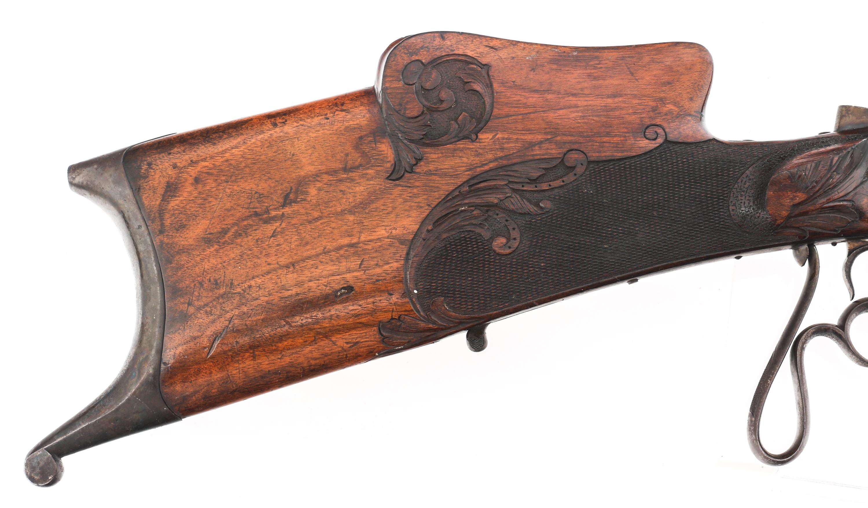 HANS LECHNER 7.8mm CALIBER SCHUETZEN RIFLE