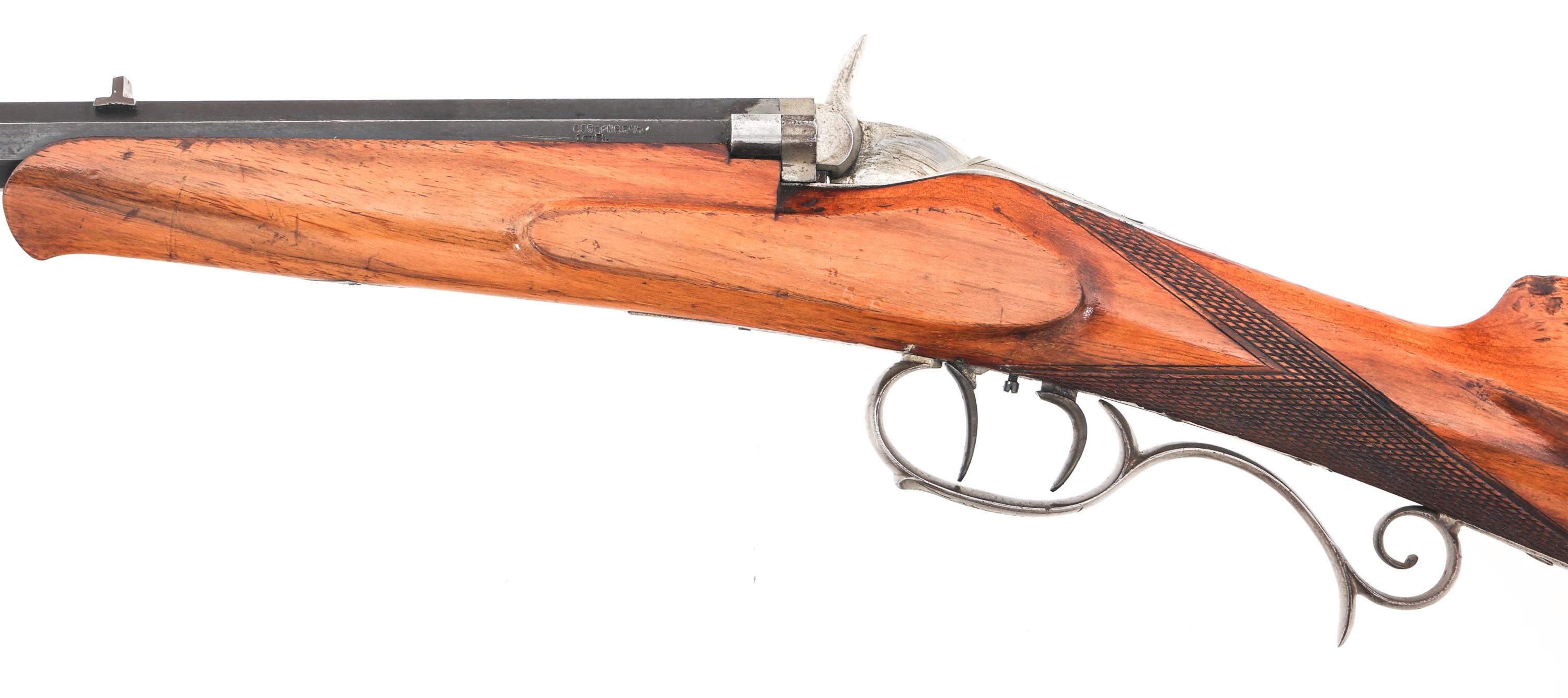 KRIEGHOFF SINGLE SHOT .22 LR CALIBER RIFLE